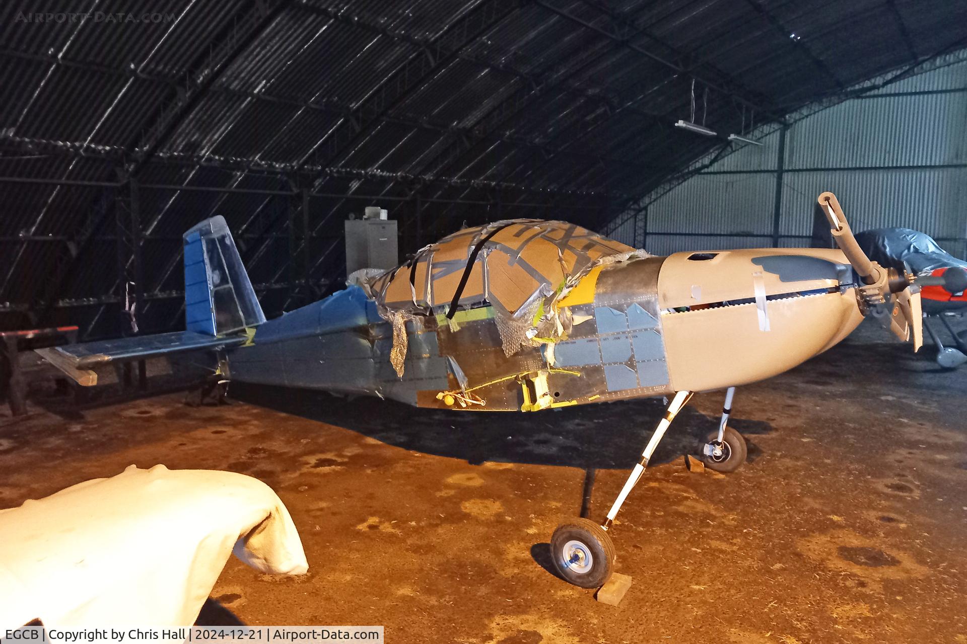 City Airport Manchester, Manchester, England United Kingdom (EGCB) - incomplete RV-7 at Barton