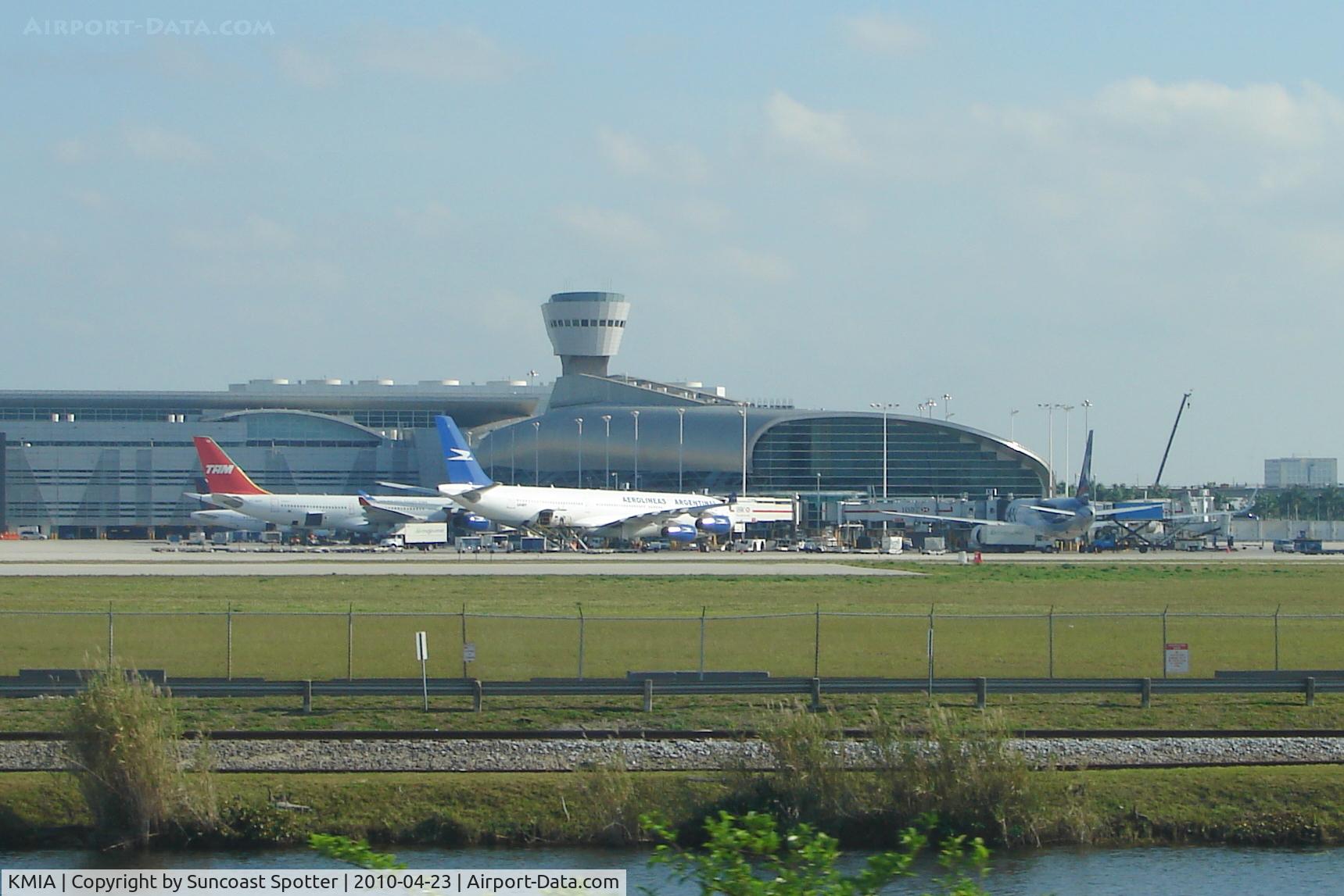 Miami International Airport (MIA) - Concourse J as seen from the Sawgrass Expressway