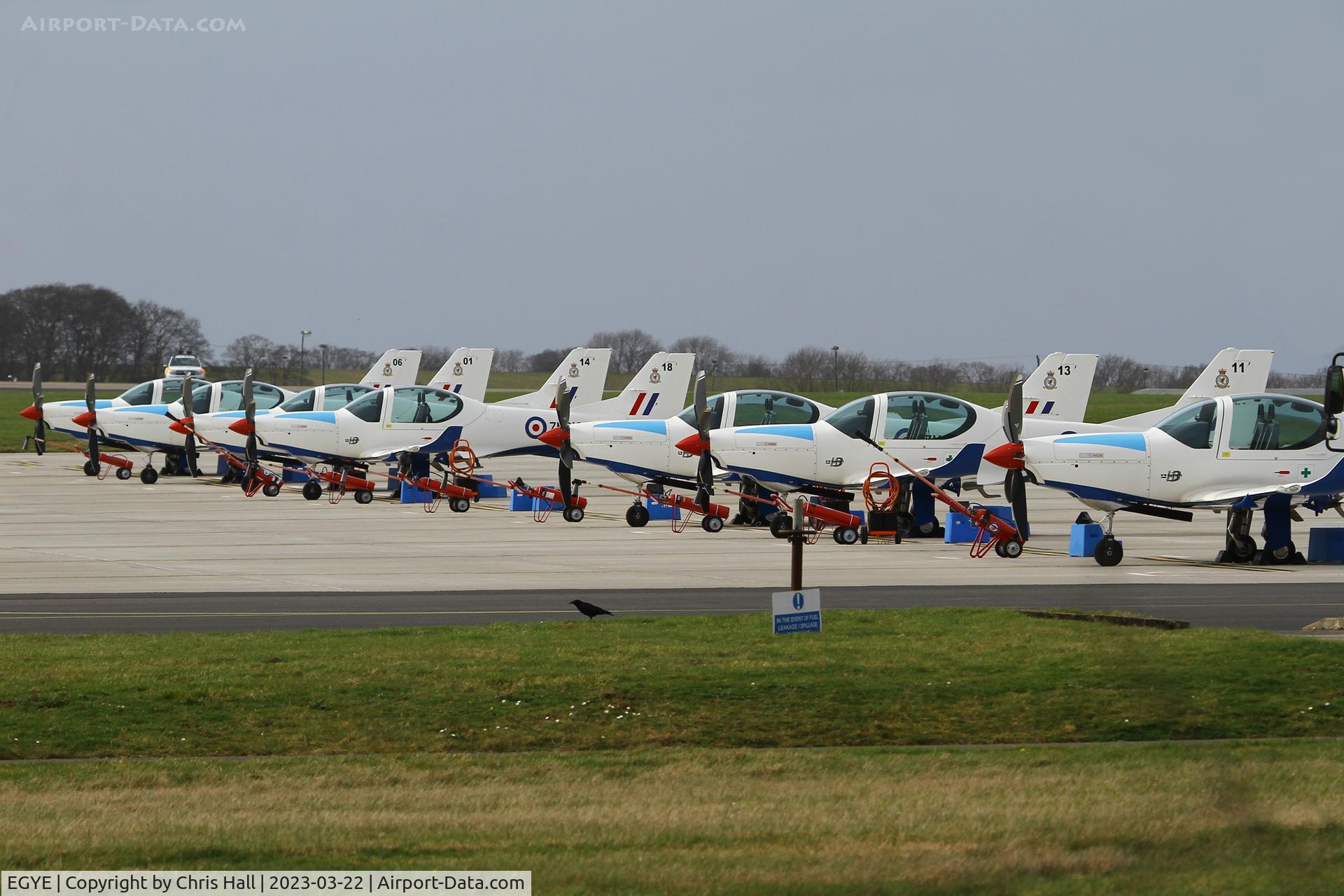 RAF Barkston Heath Airport, Grantham, England United Kingdom (EGYE) - RAF Barkston Heath
