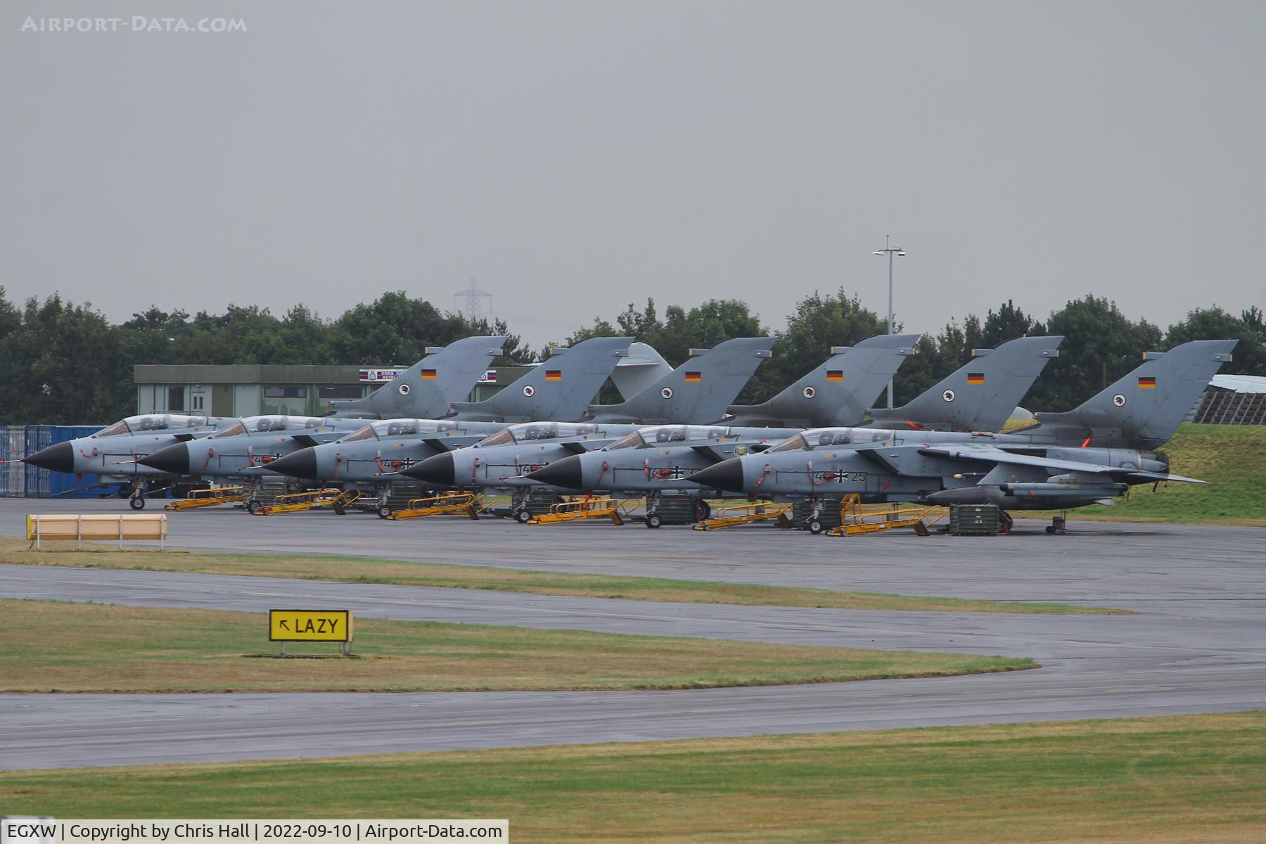 RAF Waddington Airport, Waddington, England United Kingdom (EGXW) - Six GAF Tornados at RAF Waddington for Cobra Warrior 2022. 46+23, 46+25, 46+32, 46+49, 46+50, 46+51