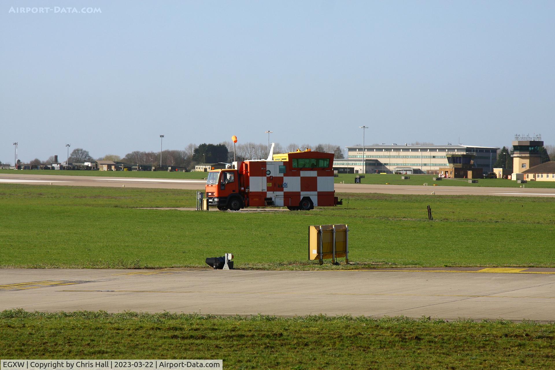 RAF Waddington Airport, Waddington, England United Kingdom (EGXW) - Runway control van at RAF Waddington