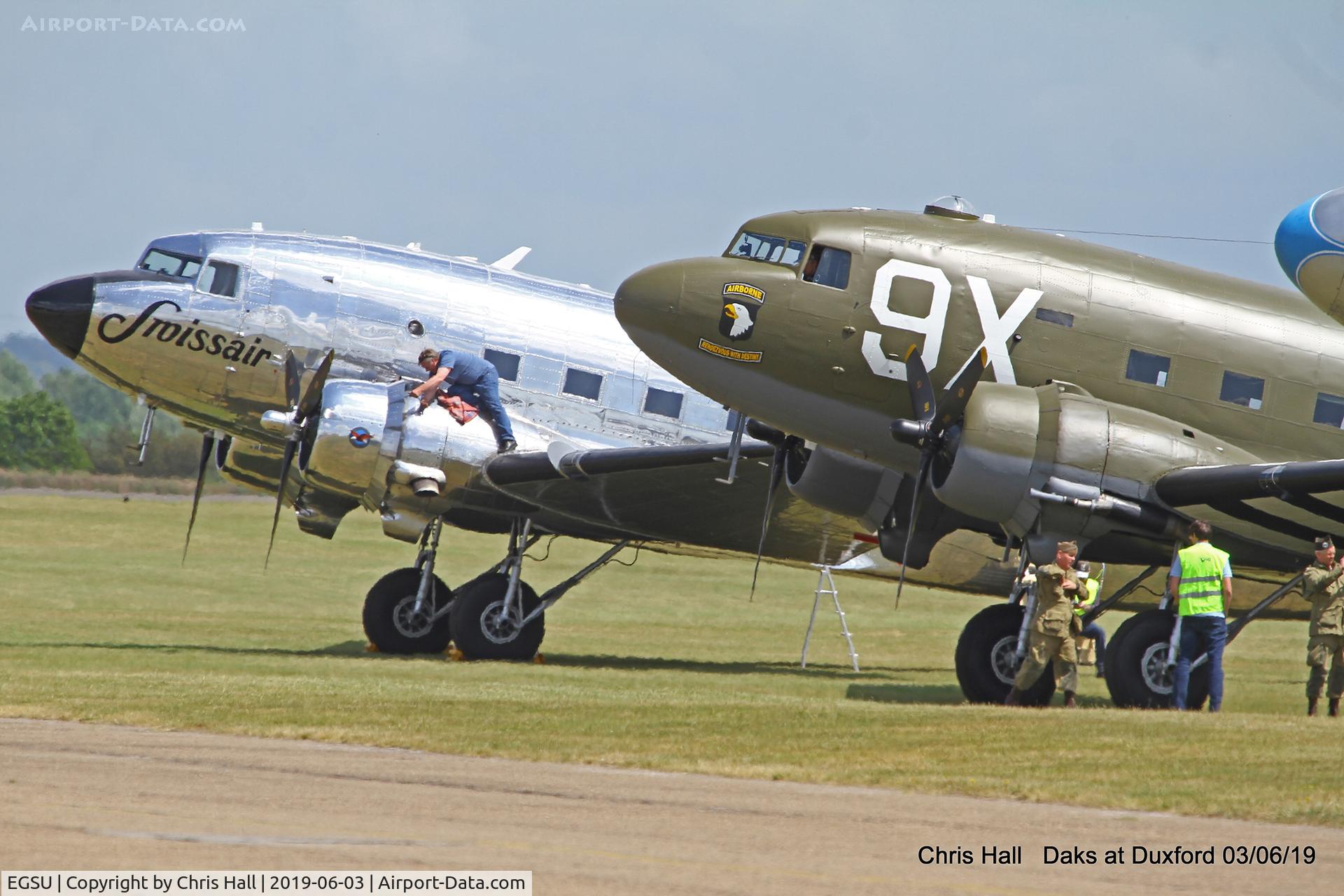 Duxford Airport, Cambridge, England United Kingdom (EGSU) - Daks over Normandy - 75th D-Day commemoration, Duxford