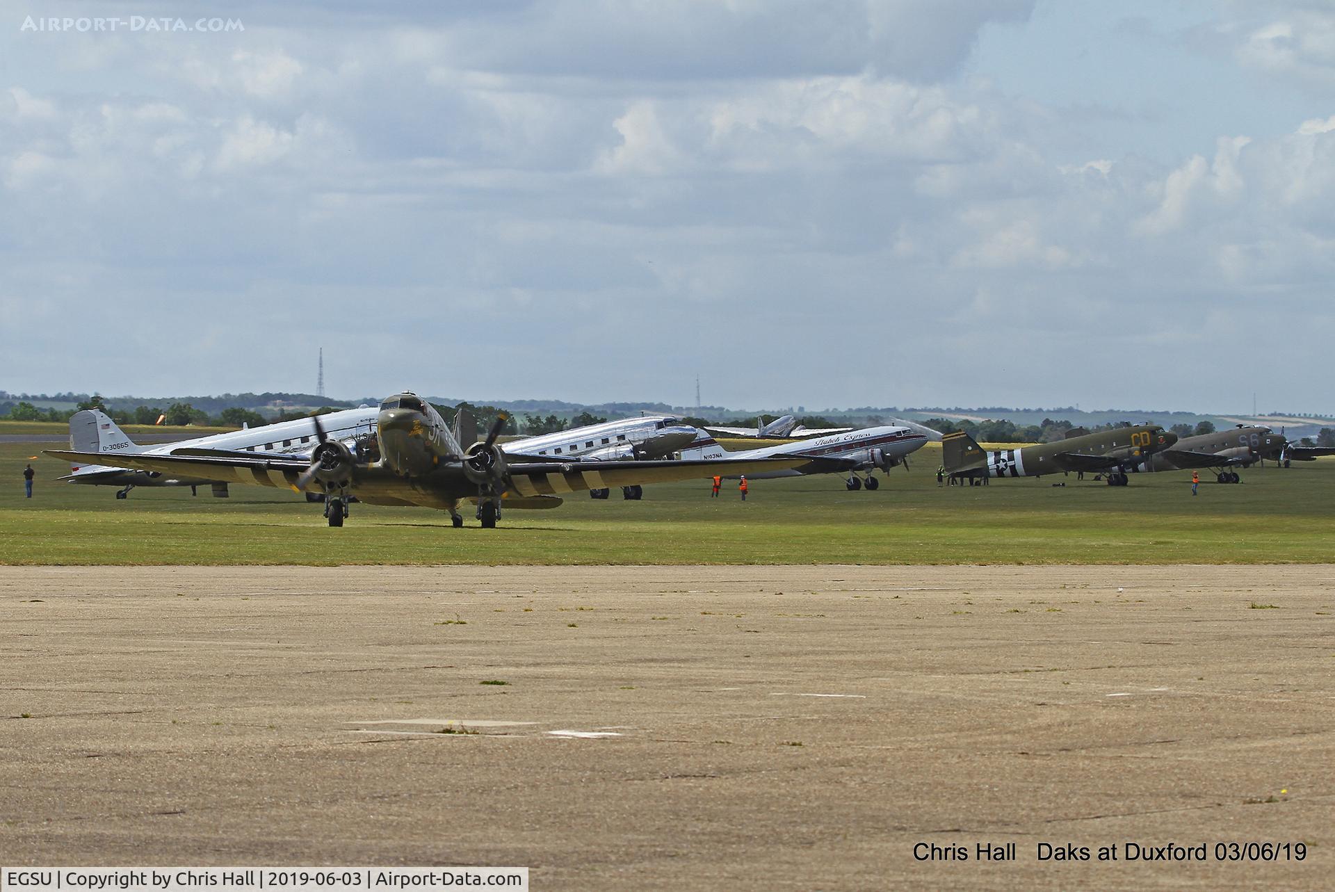 Duxford Airport, Cambridge, England United Kingdom (EGSU) - Daks over Normandy - 75th D-Day commemoration, Duxford