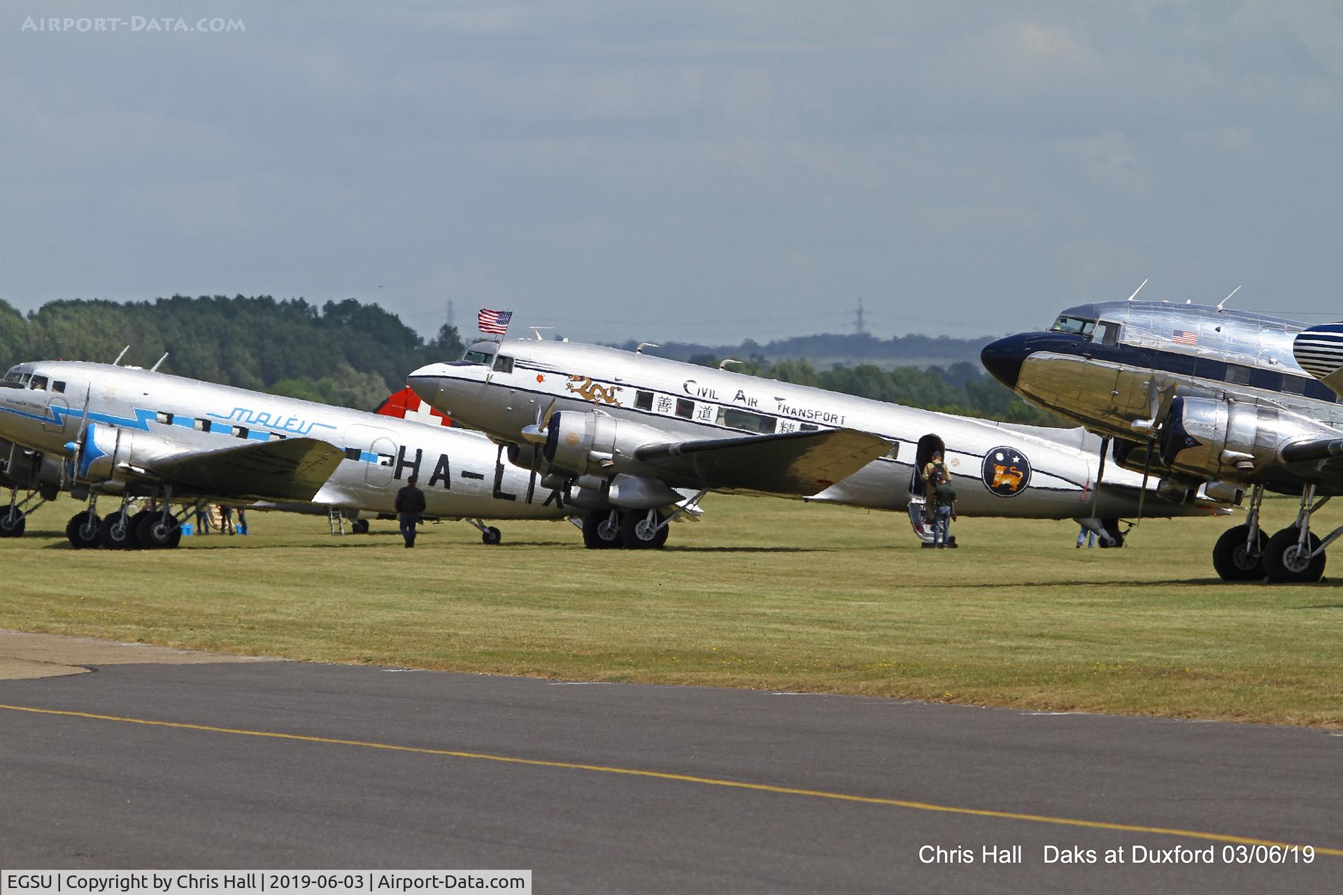Duxford Airport, Cambridge, England United Kingdom (EGSU) - Daks over Normandy - 75th D-Day commemoration, Duxford