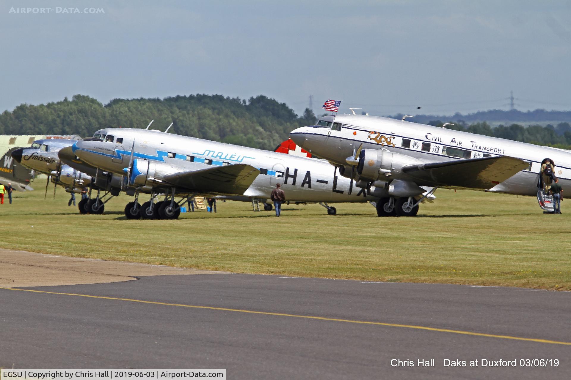 Duxford Airport, Cambridge, England United Kingdom (EGSU) - Daks over Normandy - 75th D-Day commemoration, Duxford