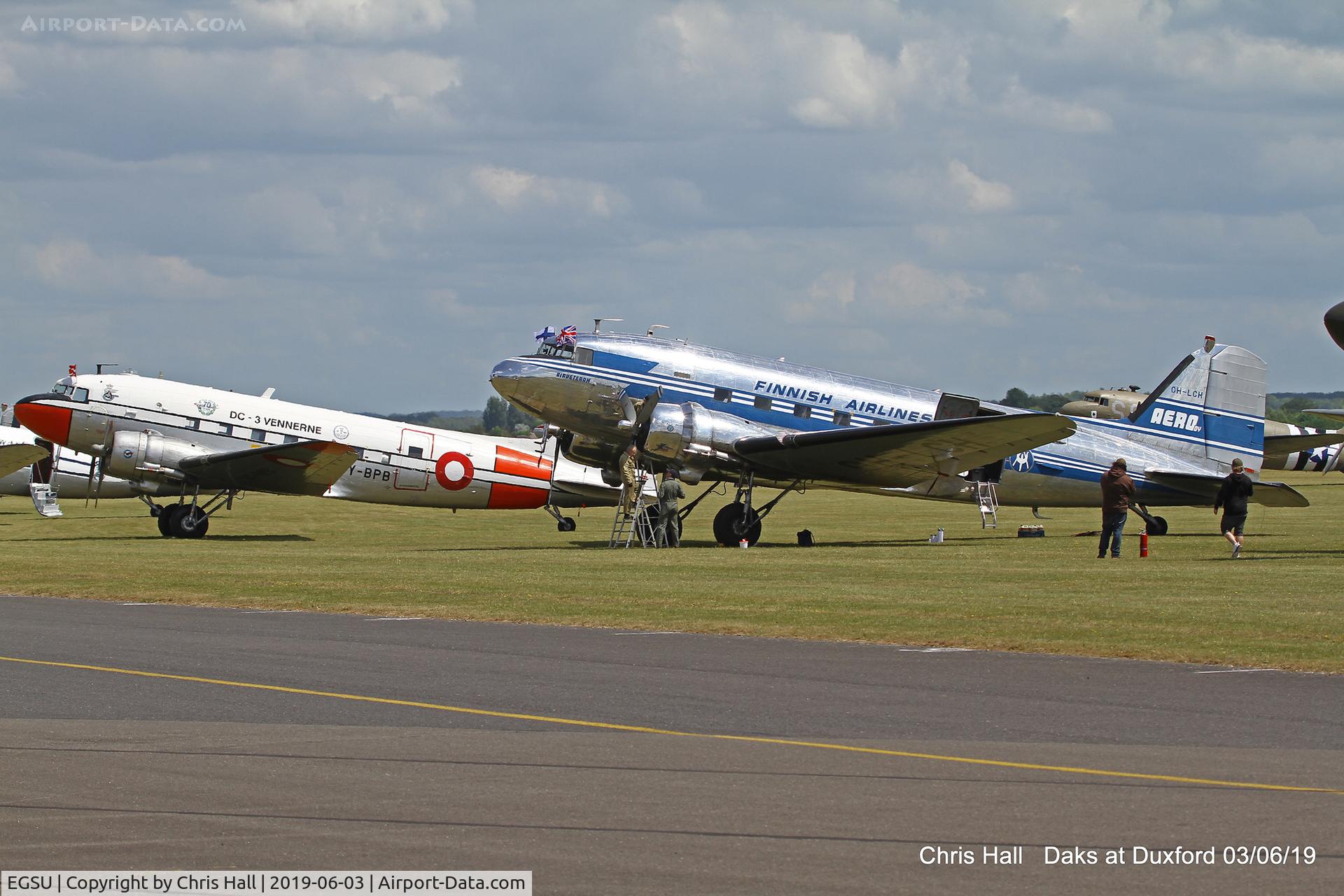 Duxford Airport, Cambridge, England United Kingdom (EGSU) - Daks over Normandy - 75th D-Day commemoration, Duxford