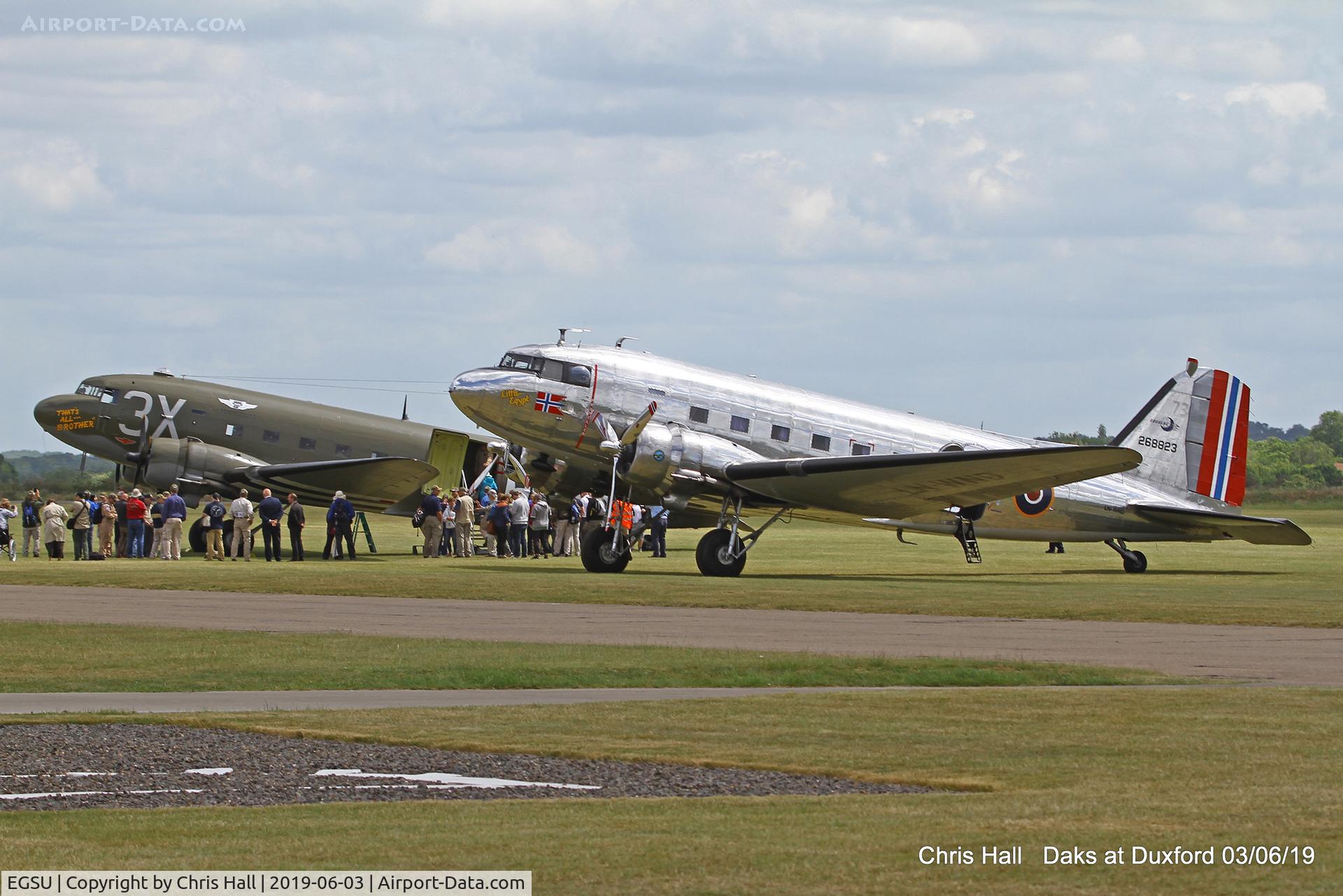 Duxford Airport, Cambridge, England United Kingdom (EGSU) - Daks over Normandy - 75th D-Day commemoration, Duxford