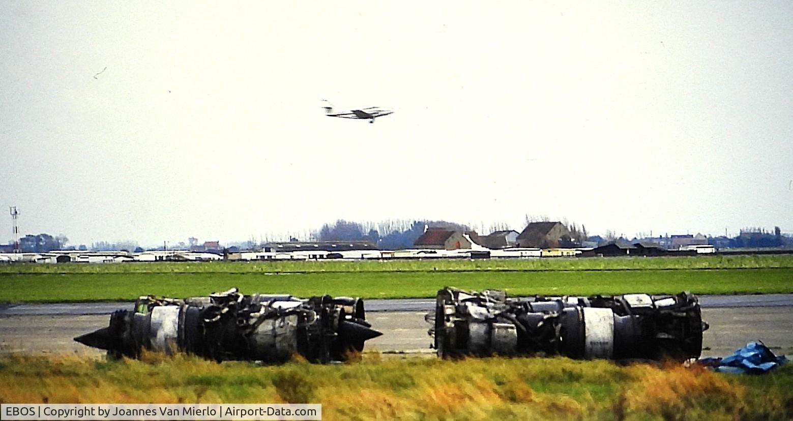 Ostend-Bruges International Airport, Ostend Belgium (EBOS) - Spare engines storage