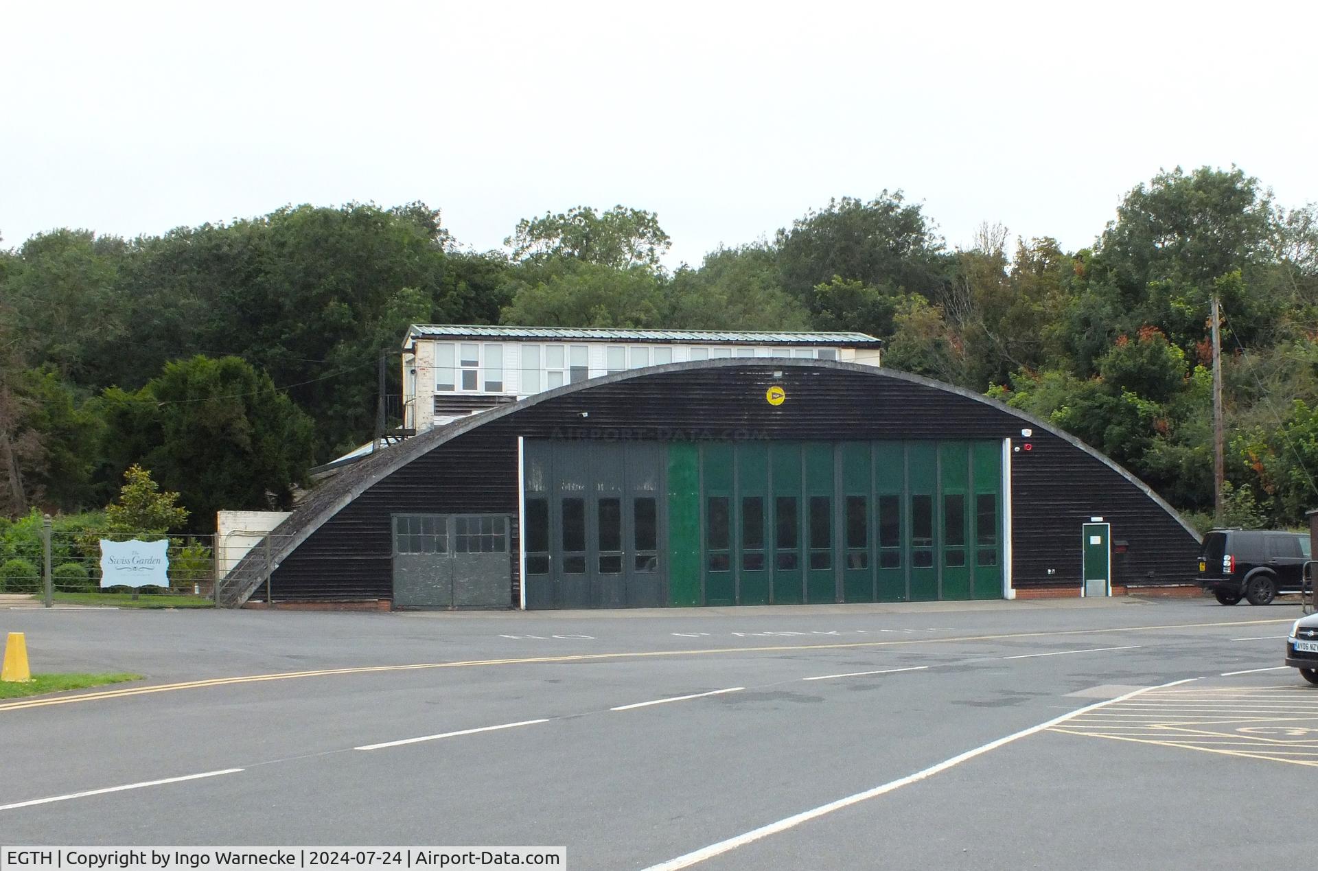 EGTH Airport - maintenance hangar at Old Warden airfield / Shuttleworth Collection