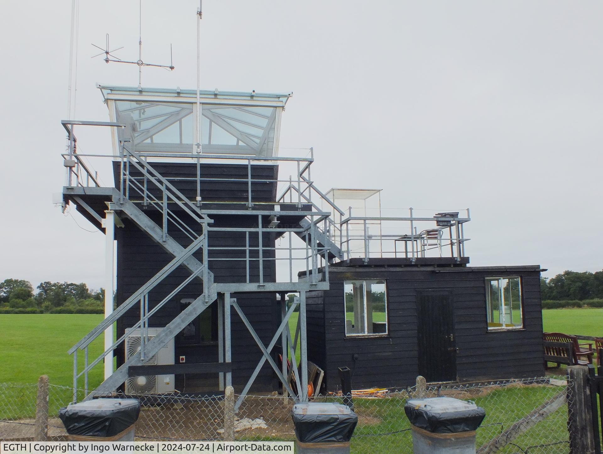 EGTH Airport - the tower at Old Warden airfield / Shuttleworth Collection
