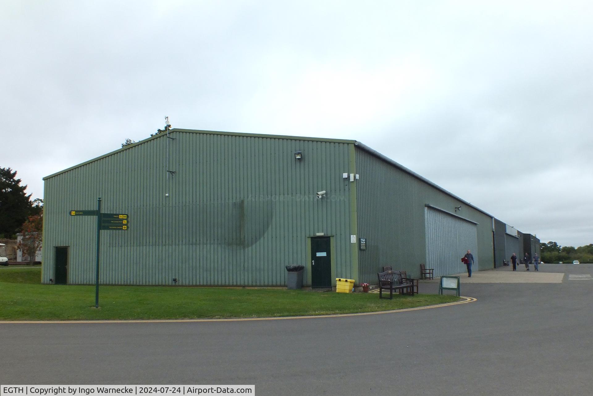 EGTH Airport - the new hangars Nos 4, 5 and 6 at Old Warden airfield / Shuttleworth Collection