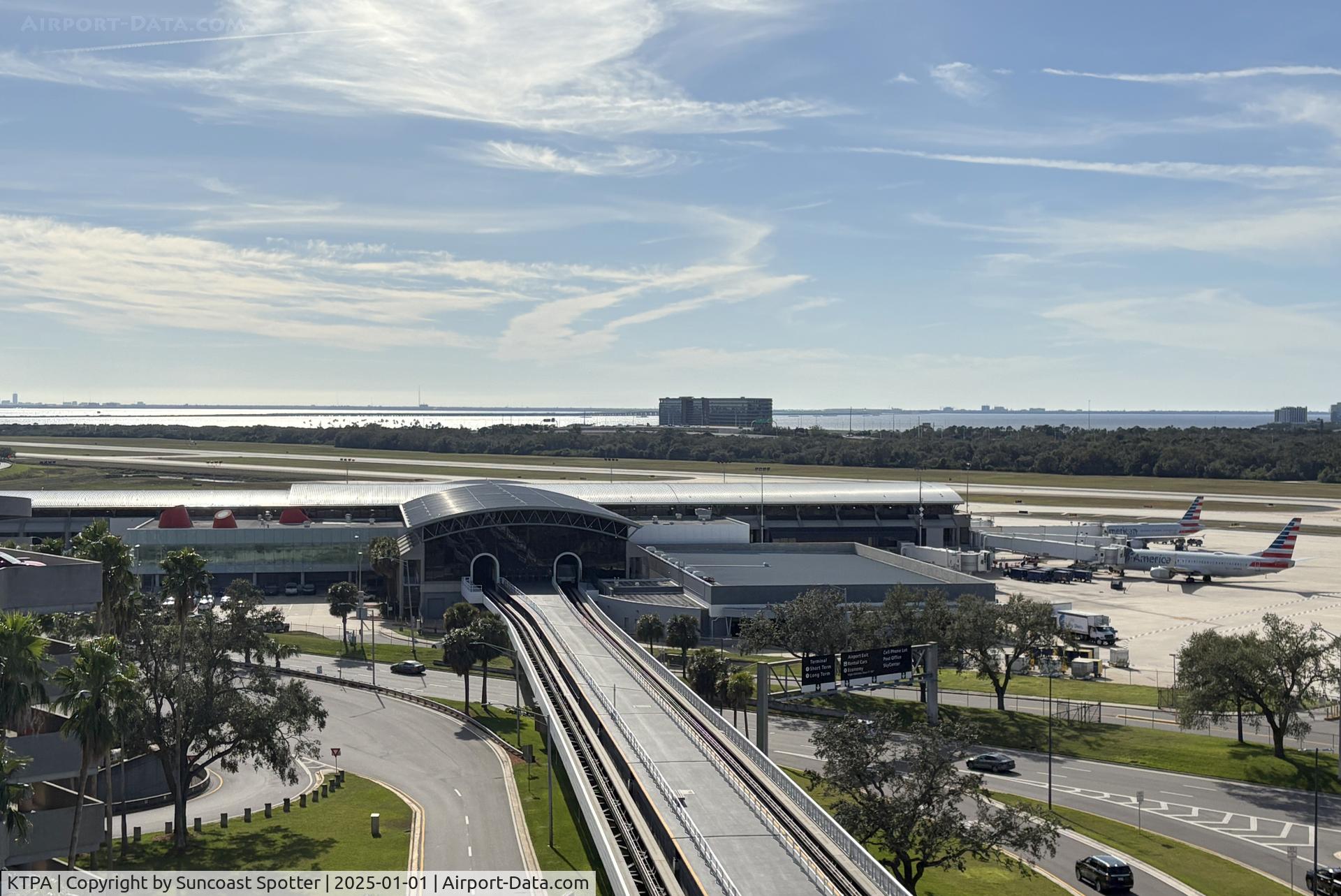 Tampa International Airport (TPA) - Airside F at Tampa International Airport seen from Short Term Parking