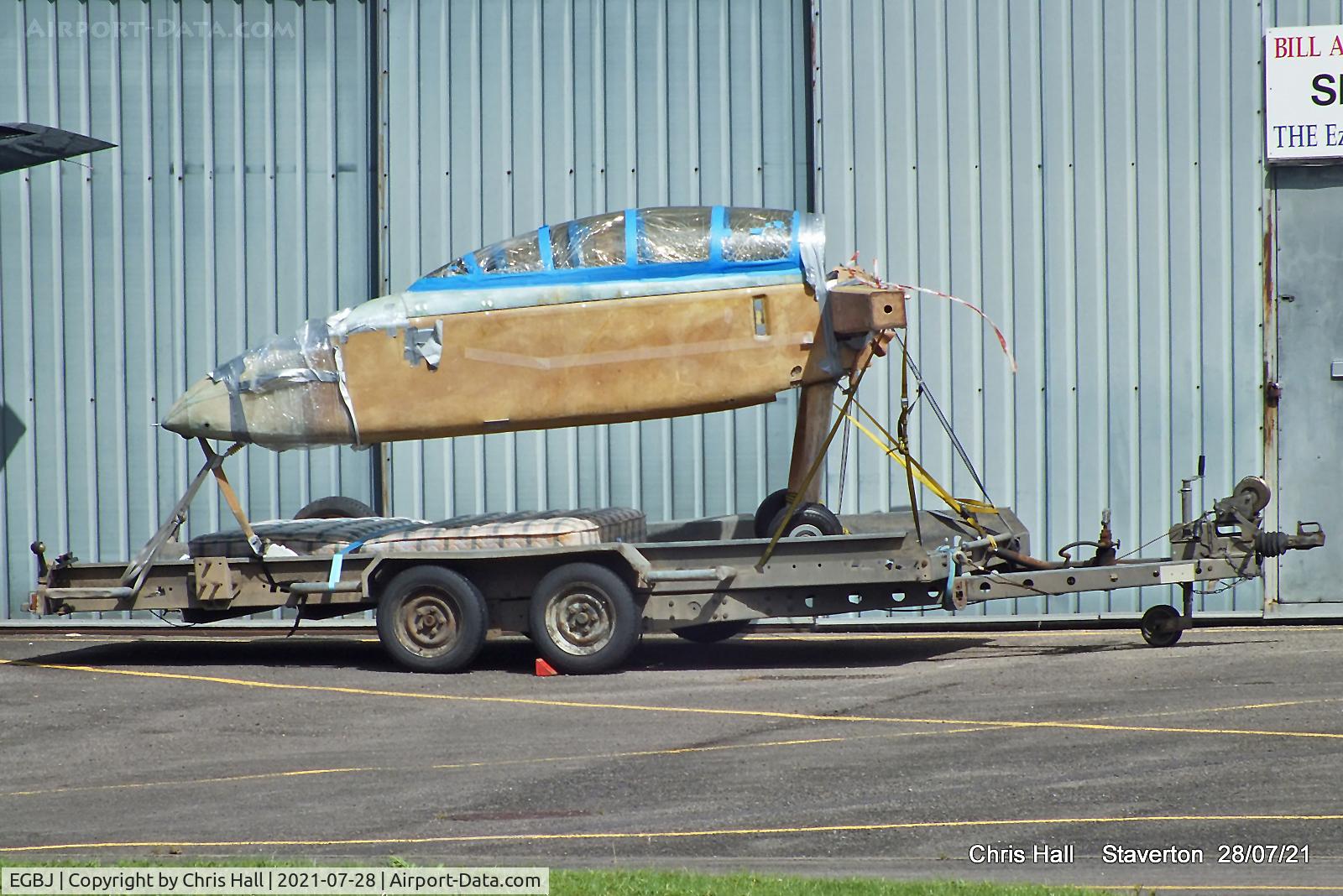 Gloucestershire Airport, Staverton, England United Kingdom (EGBJ) - Rutan VariEze cockpit at Staverton