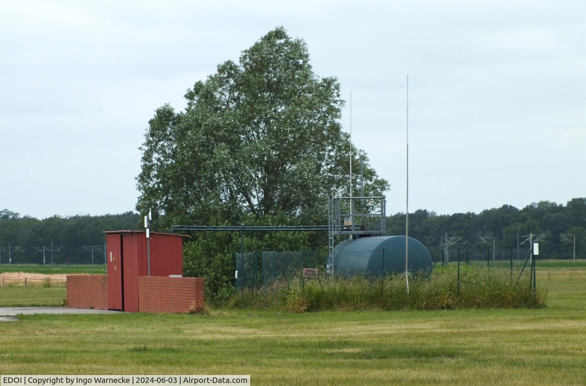 EDOI Airport - the airfield fuelling station at Bienenfarm airfield