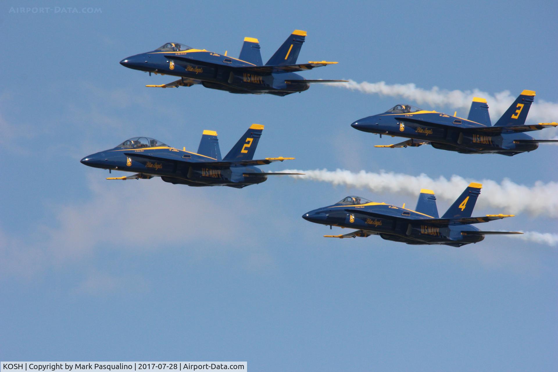 Wittman Regional Airport (OSH) - Blue Angels at Airventure 2017