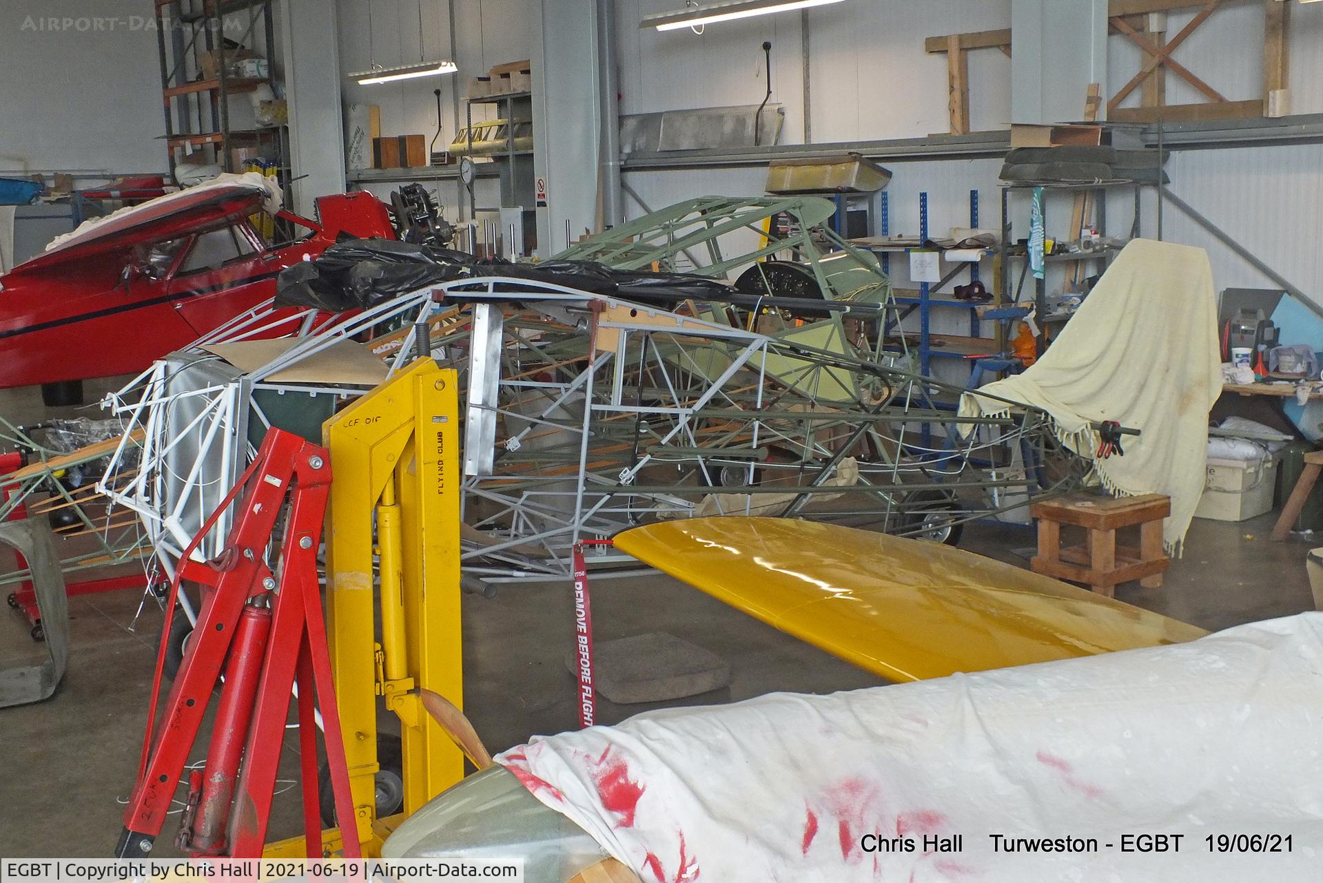 Turweston Aerodrome Airport, Turweston, England United Kingdom (EGBT) - unknown airframe at Turweston
