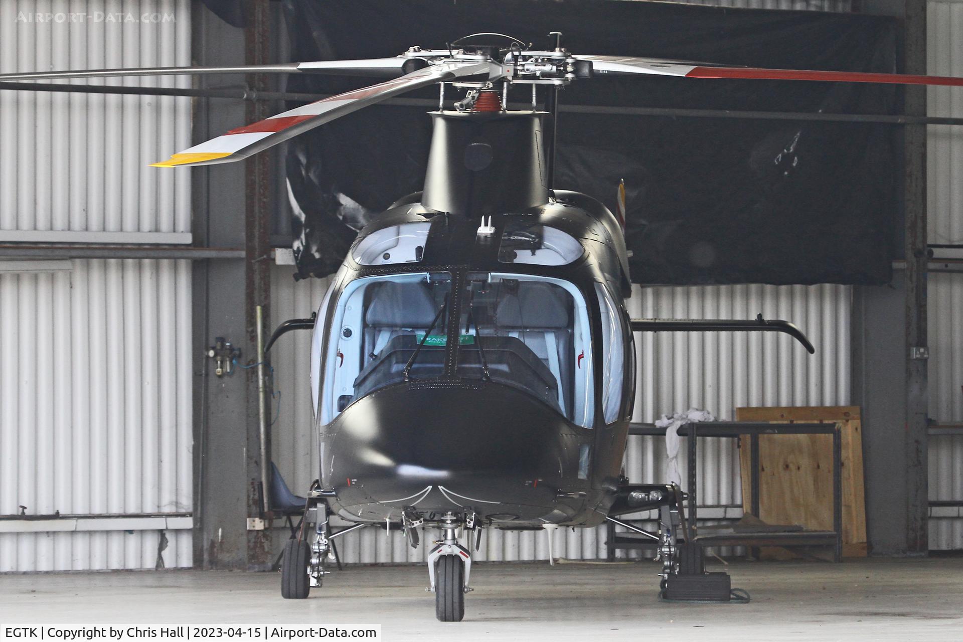 Oxford Airport, Oxford, England United Kingdom (EGTK) - Agusta A109 at Oxford