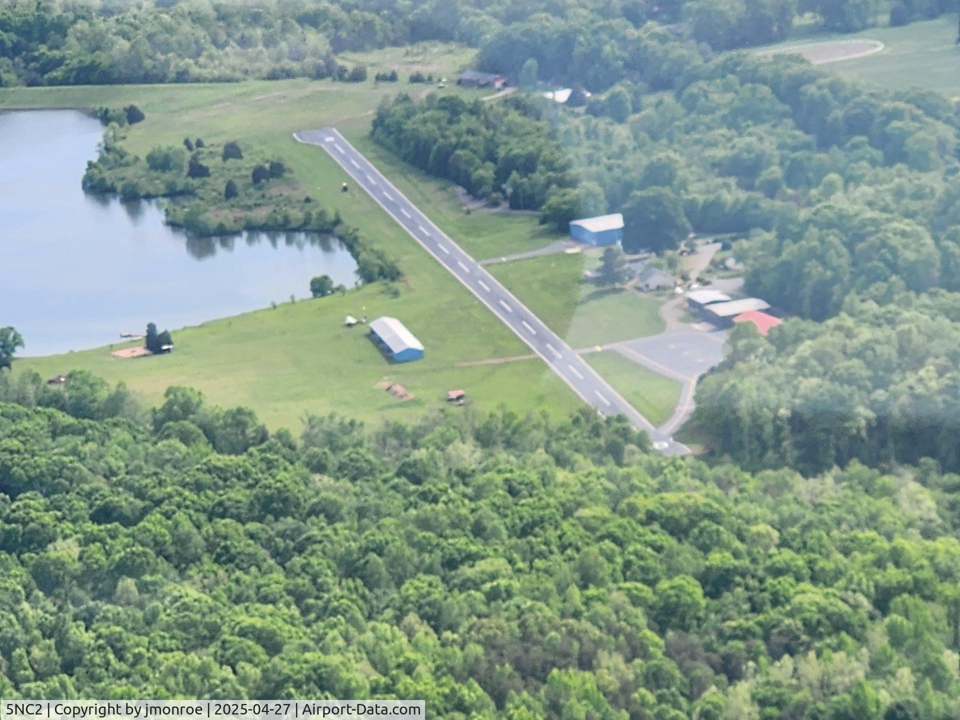 Sugar Valley Airport (5NC2) - They've just resealed and restriped the runway and the ramp. It looks almost new.