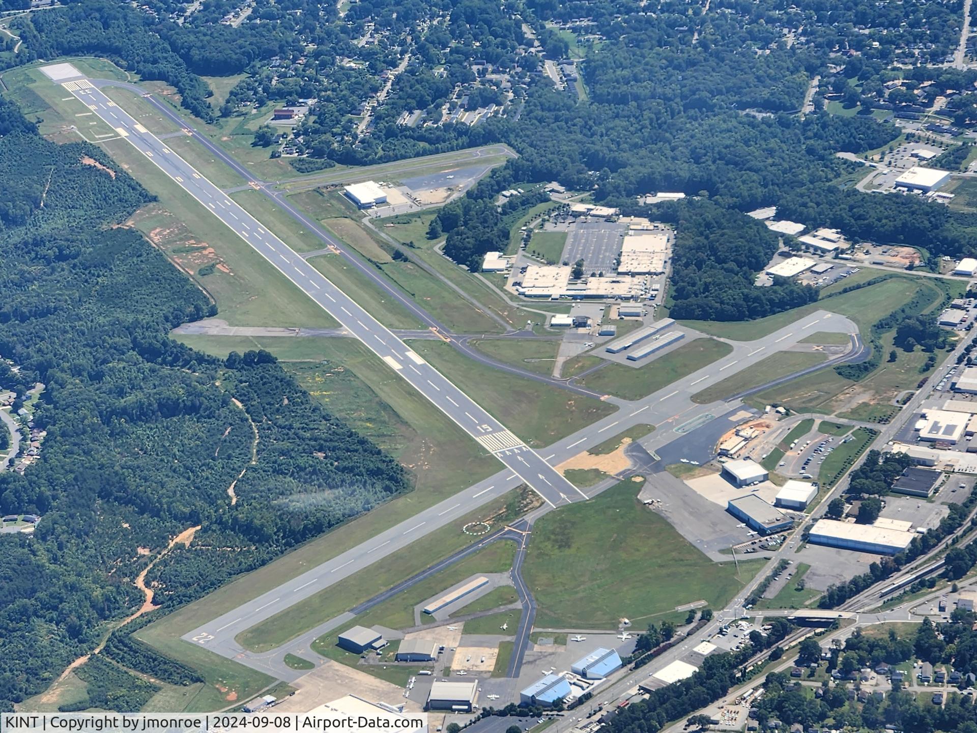 Smith Reynolds Airport (INT) - From about 5,000 feet