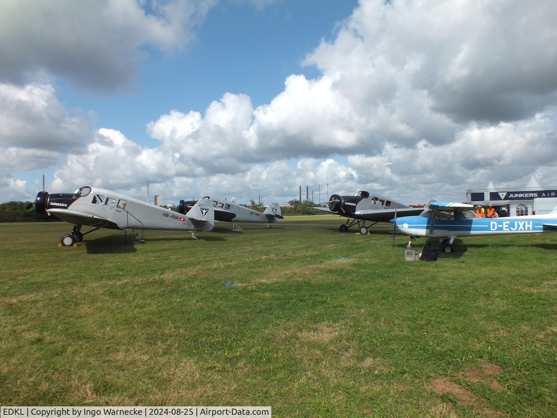 Leverkusen Airport, Leverkusen Germany (EDKL) - Junkers flightline during the 2024 Flugplatzfest at Leverkusen airfield