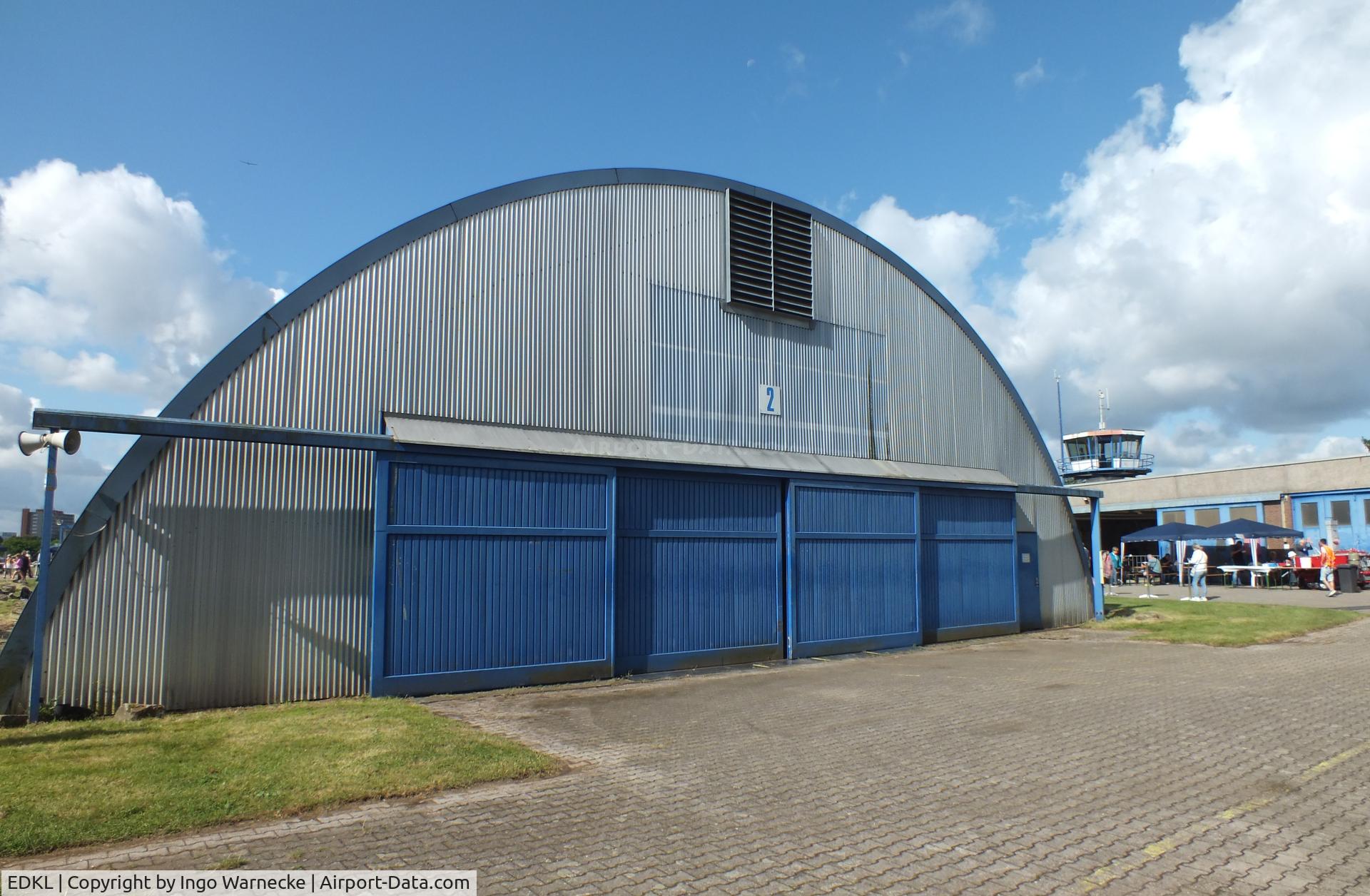 Leverkusen Airport, Leverkusen Germany (EDKL) - the big hangar at Leverkusen airfield