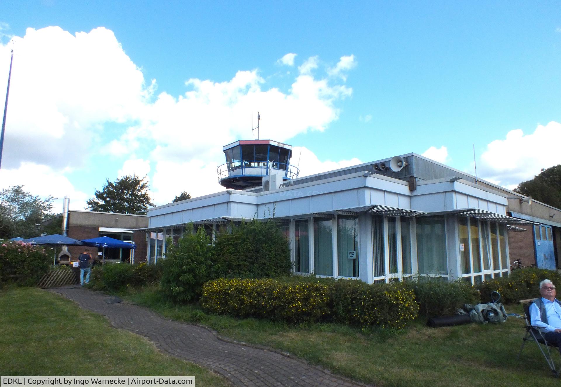 Leverkusen Airport, Leverkusen Germany (EDKL) - terminal and tower at Leverkusen airfield