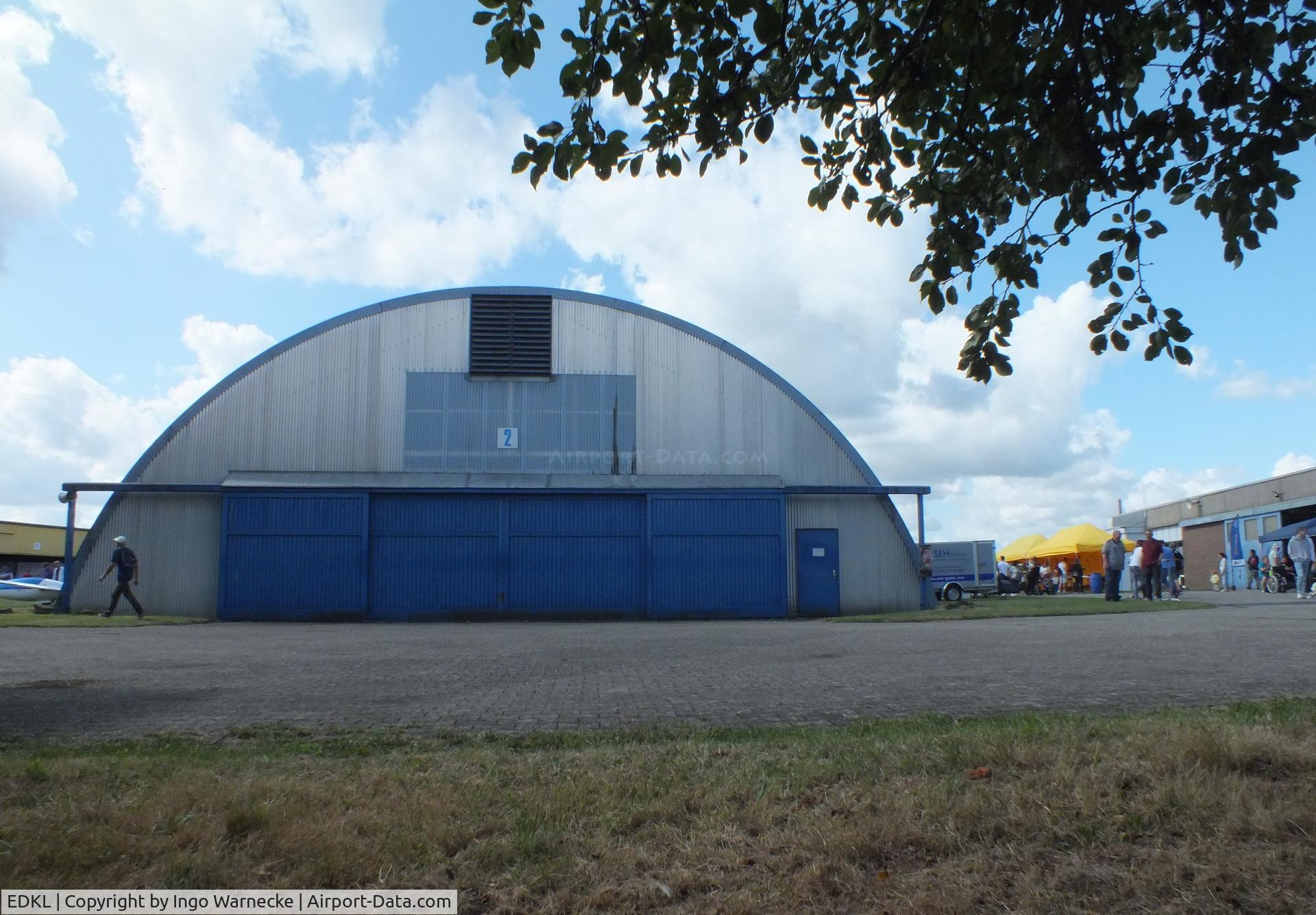 Leverkusen Airport, Leverkusen Germany (EDKL) - the big hangar at Leverkusen airfield