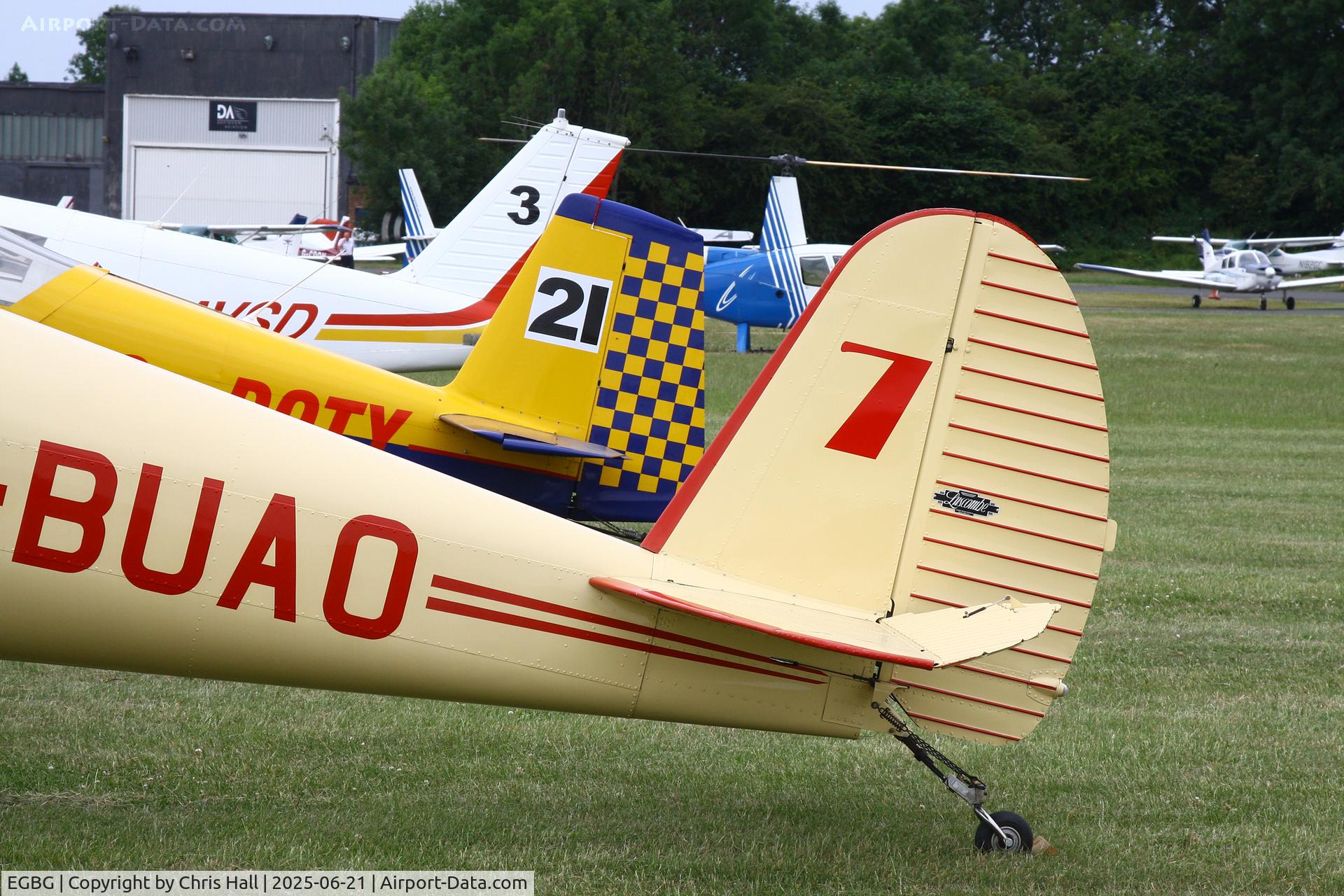 Leicester Airport, Leicester, England United Kingdom (EGBG) - Royal Aero Club RRRA British Air Racing Championship at Leicester, 21-06-25