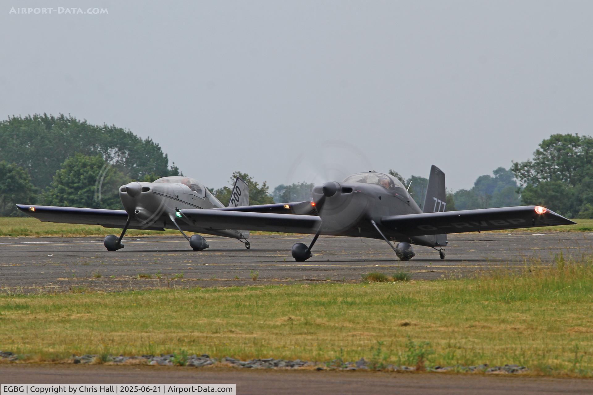 Leicester Airport, Leicester, England United Kingdom (EGBG) - Royal Aero Club RRRA British Air Racing Championship at Leicester, 21-06-25
