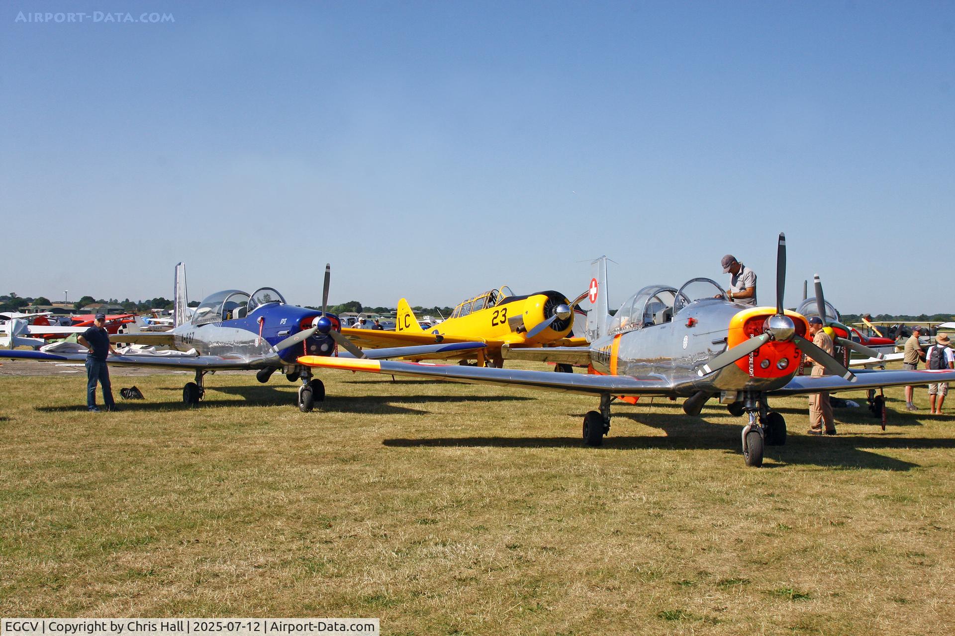 Sleap Airfield Airport, Shrewsbury, England United Kingdom (EGCV) - Pilatus PC-3's at Sleapkosh 2025