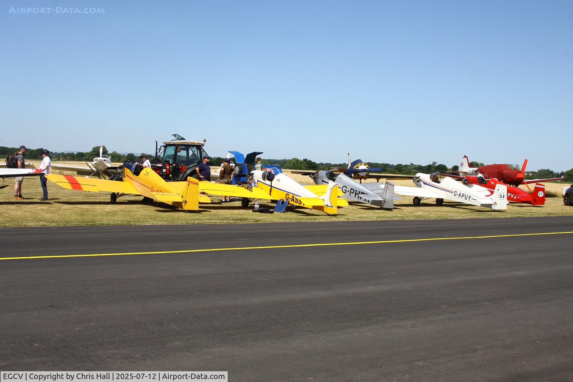 Sleap Airfield Airport, Shrewsbury, England United Kingdom (EGCV) - Sleapkosh 2025