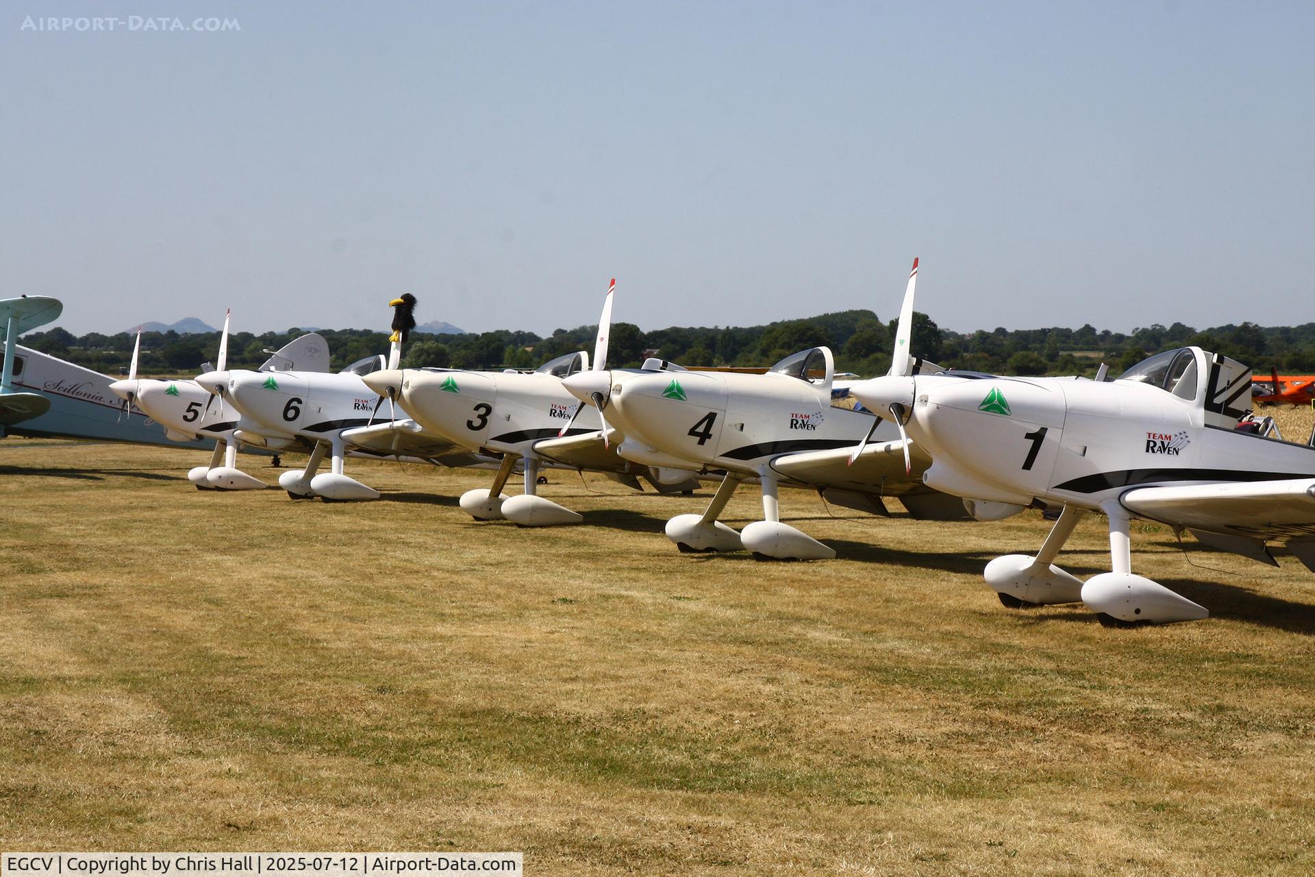 Sleap Airfield Airport, Shrewsbury, England United Kingdom (EGCV) - Team Raven at Sleapkosh 2025