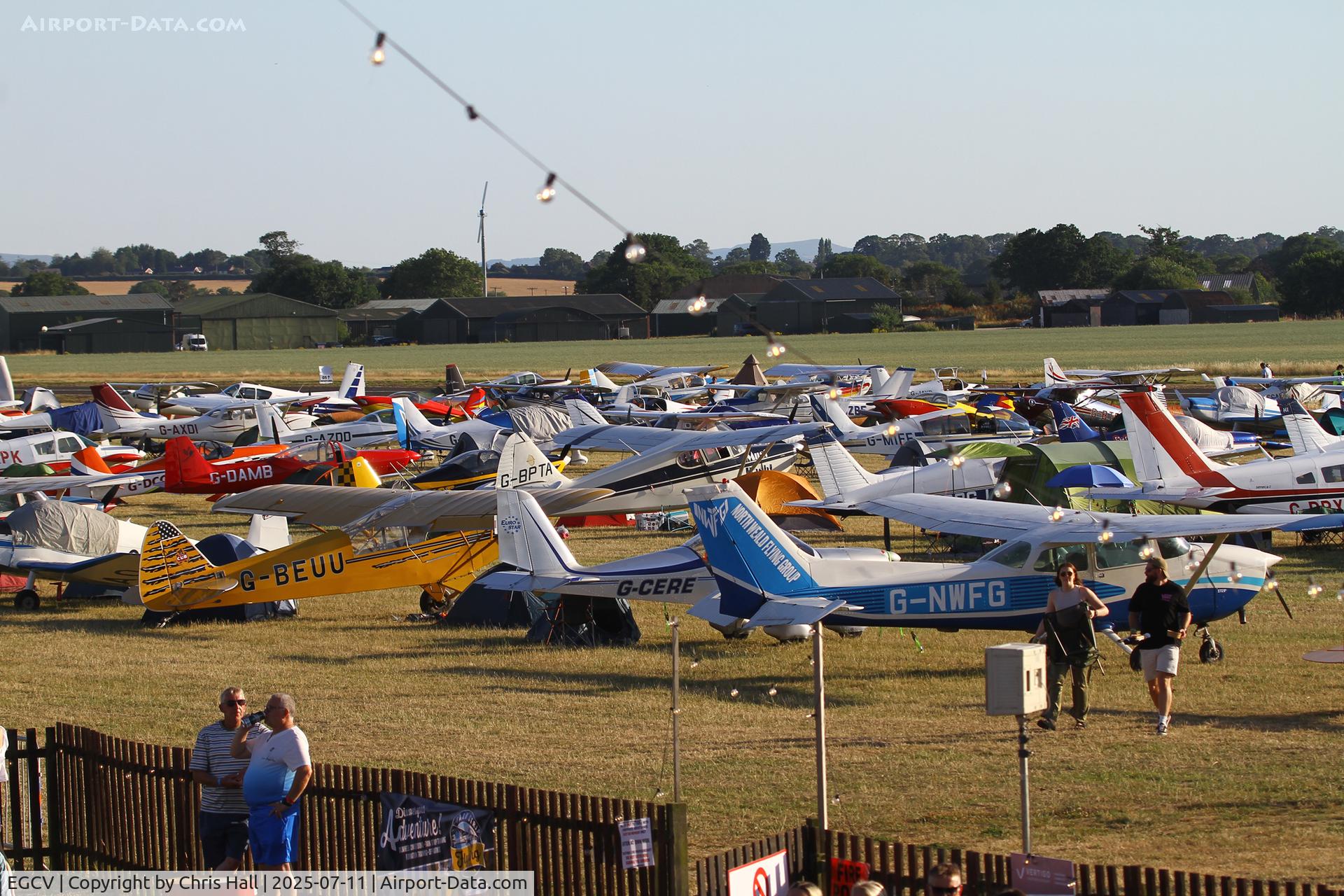 Sleap Airfield Airport, Shrewsbury, England United Kingdom (EGCV) - Sleapkosh 2025