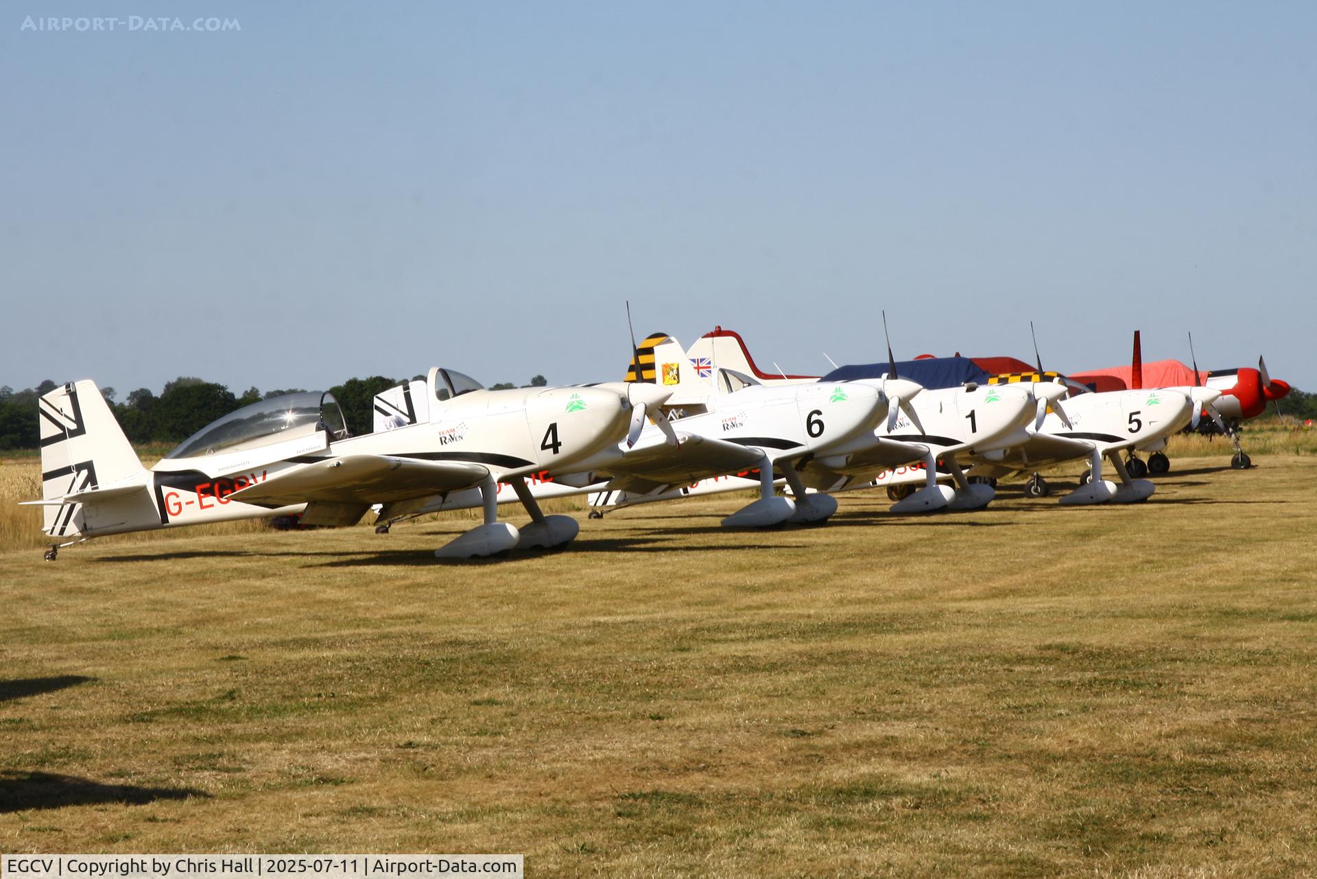 Sleap Airfield Airport, Shrewsbury, England United Kingdom (EGCV) - Team Raven at Sleapkosh 2025