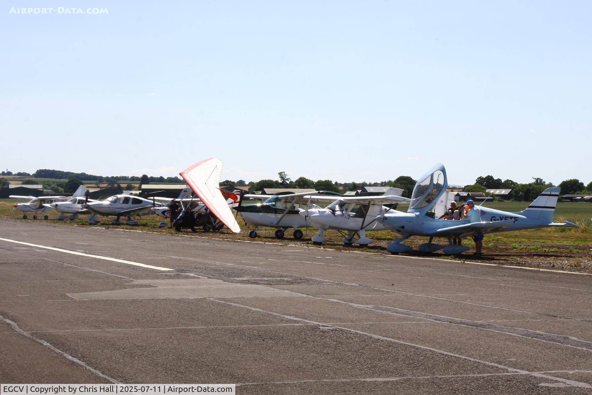 Sleap Airfield Airport, Shrewsbury, England United Kingdom (EGCV) - Sleapkosh 2025
