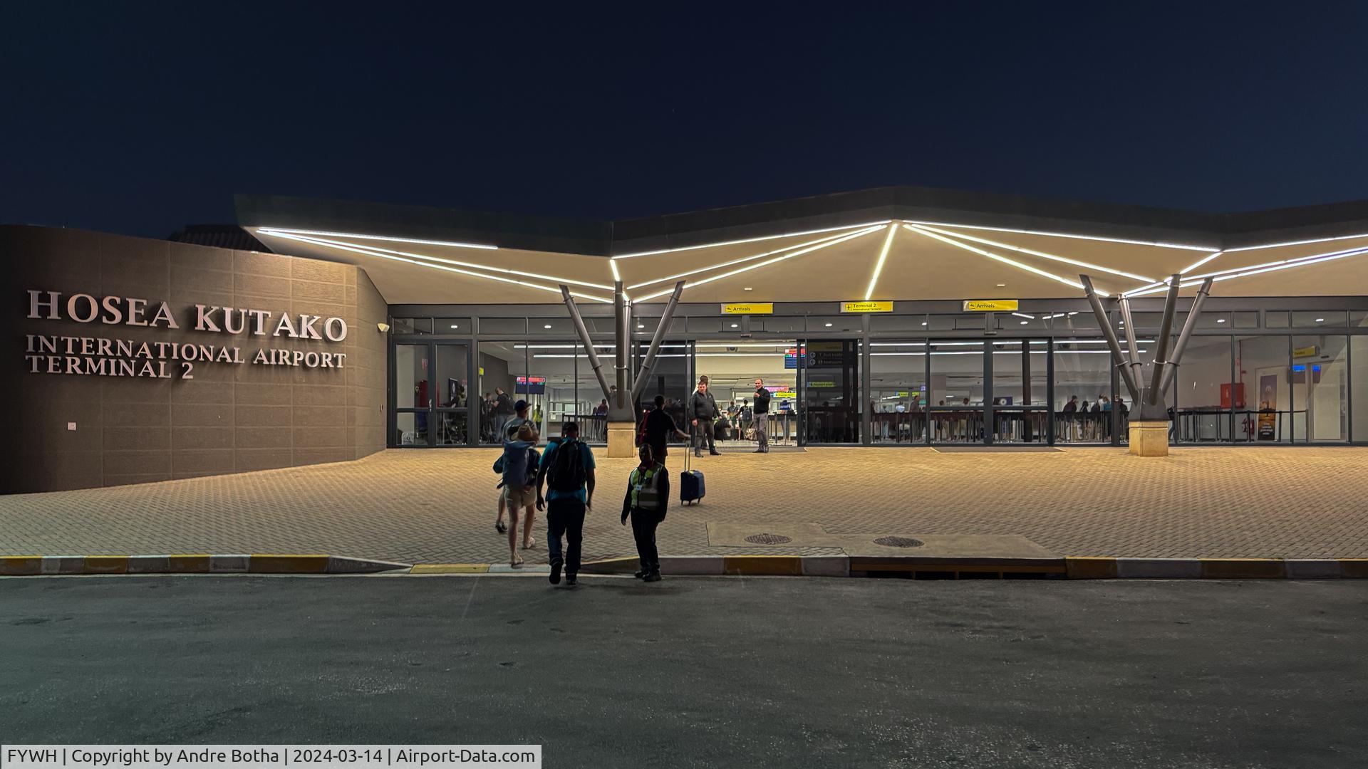 Windhoek Hosea Kutako International Airport, Windhoek Namibia (FYWH) - HKIA Arrival Terminal, airside