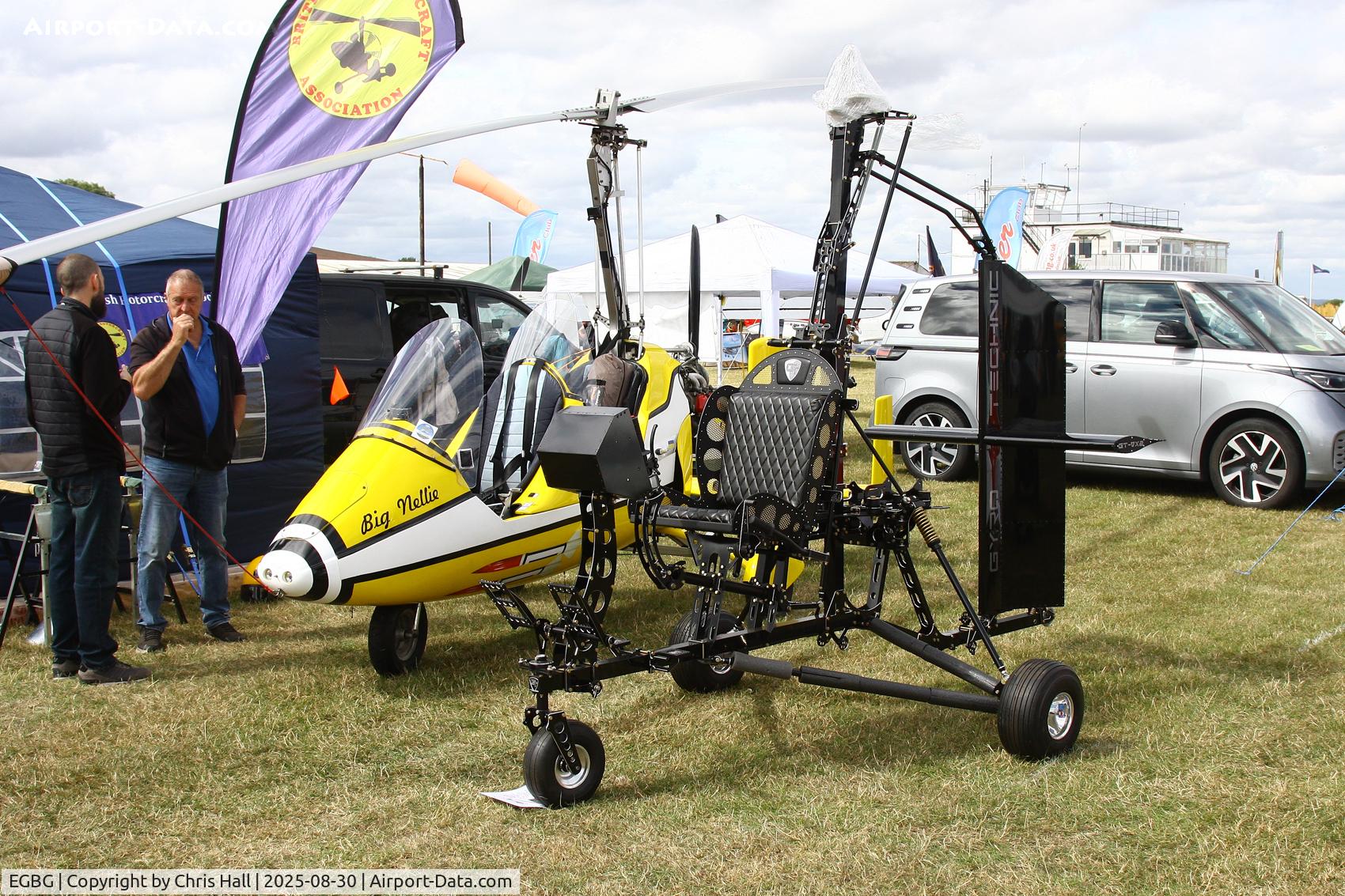 Leicester Airport, Leicester, England United Kingdom (EGBG) - Gyro Technic GT-VX2 Autogyro at the LAA Rally