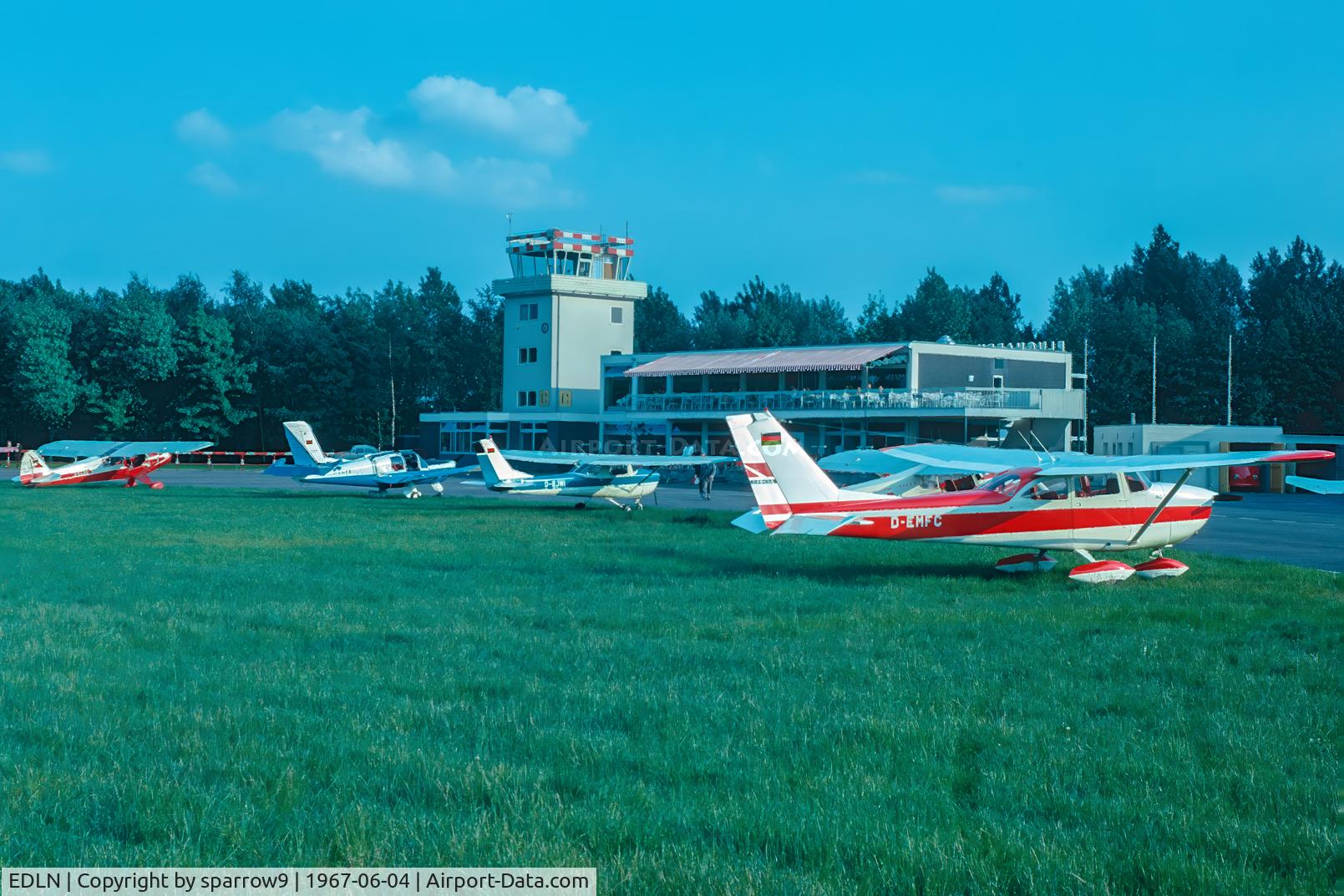 Düsseldorf-Mönchengladbach Airport, Mönchengladbach Germany (EDLN) - Tower and aircraft parking