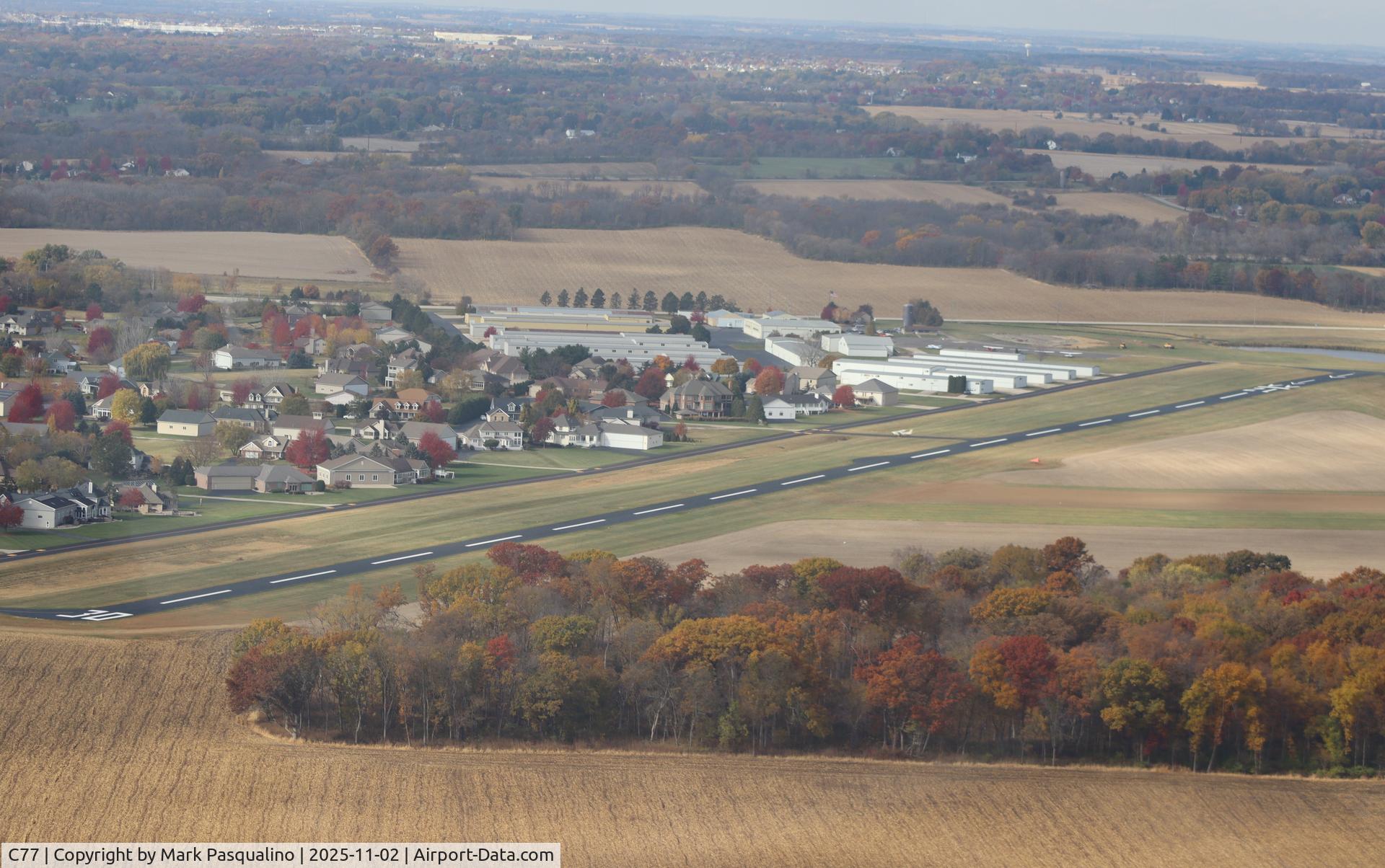 Poplar Grove Airport (C77) - Runway and taxiway resurfaced and marked
