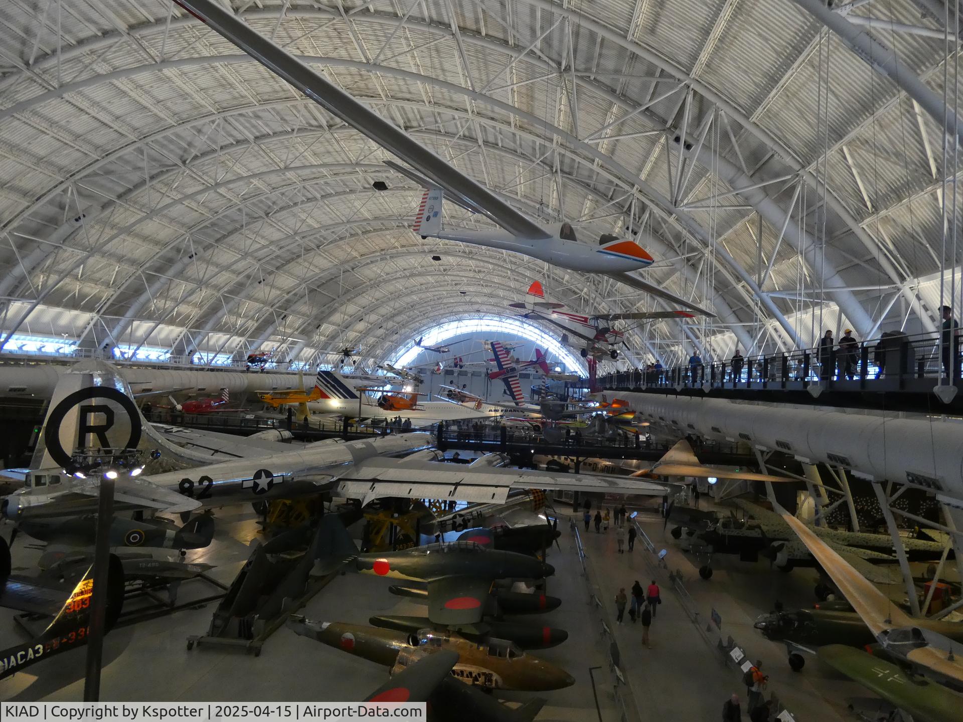 Washington Dulles International Airport (IAD) - View of the Udvar Hazy Center's hangar