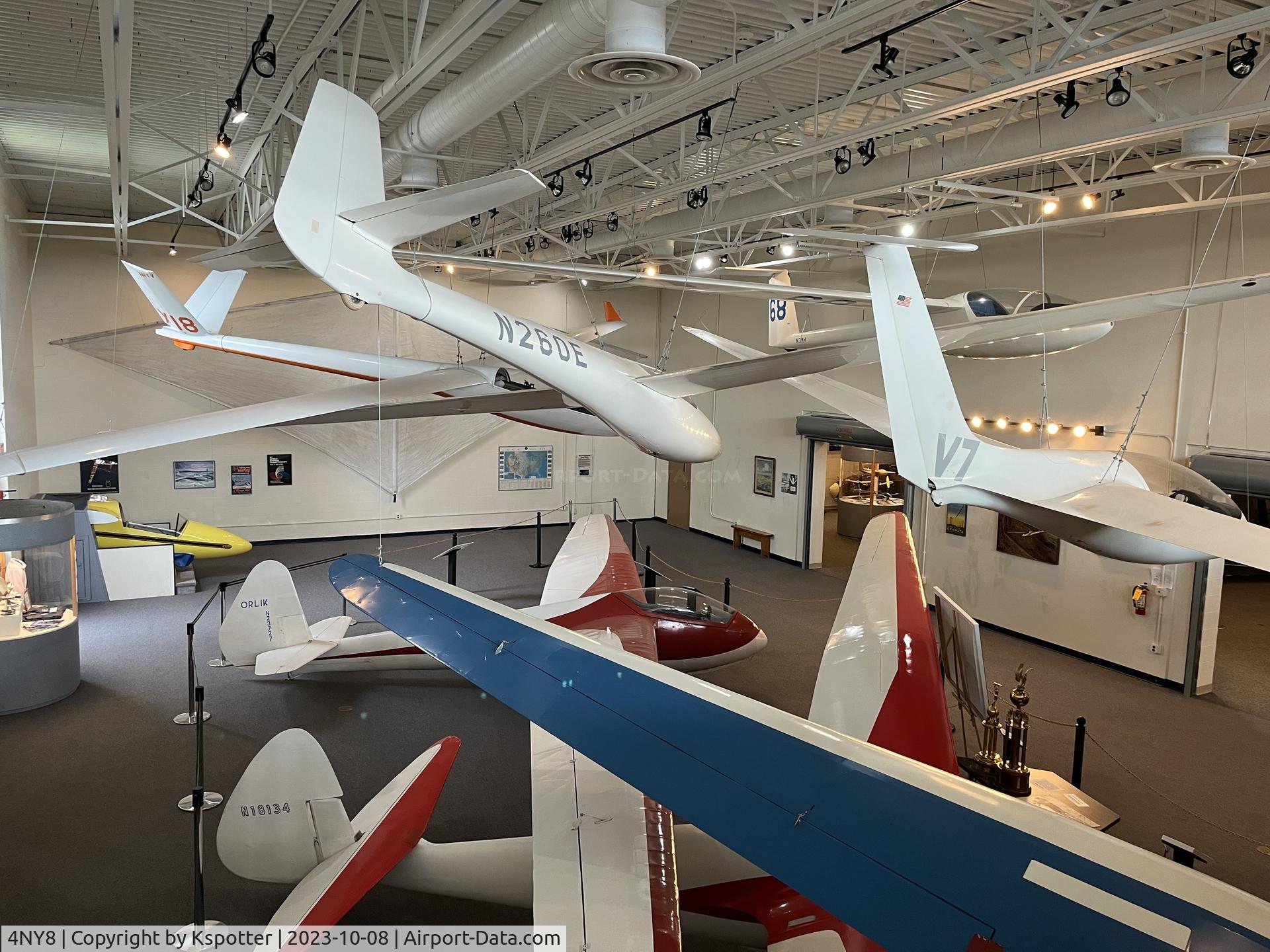 Harris Hill Gliderport (4NY8) - View of the National Soaring Museum