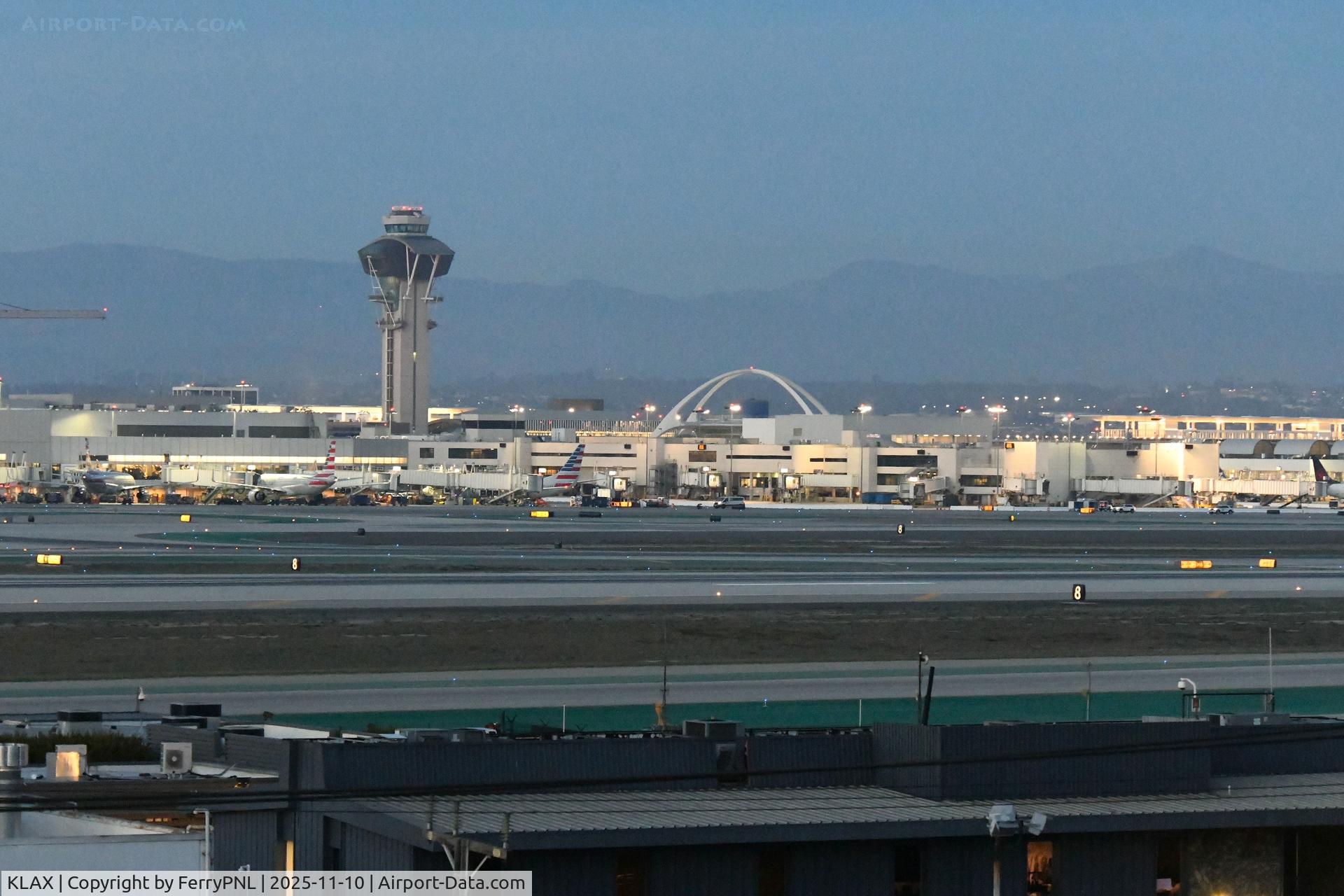 Los Angeles International Airport (LAX) - LAX Airport at dusk