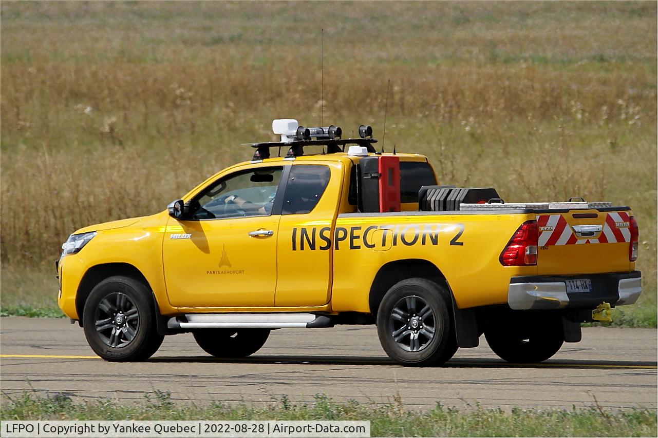 Paris Orly Airport, Orly (near Paris) France (LFPO) - Runway control (bird strike hazard), Paris-Orly airport (LFPO-ORY)