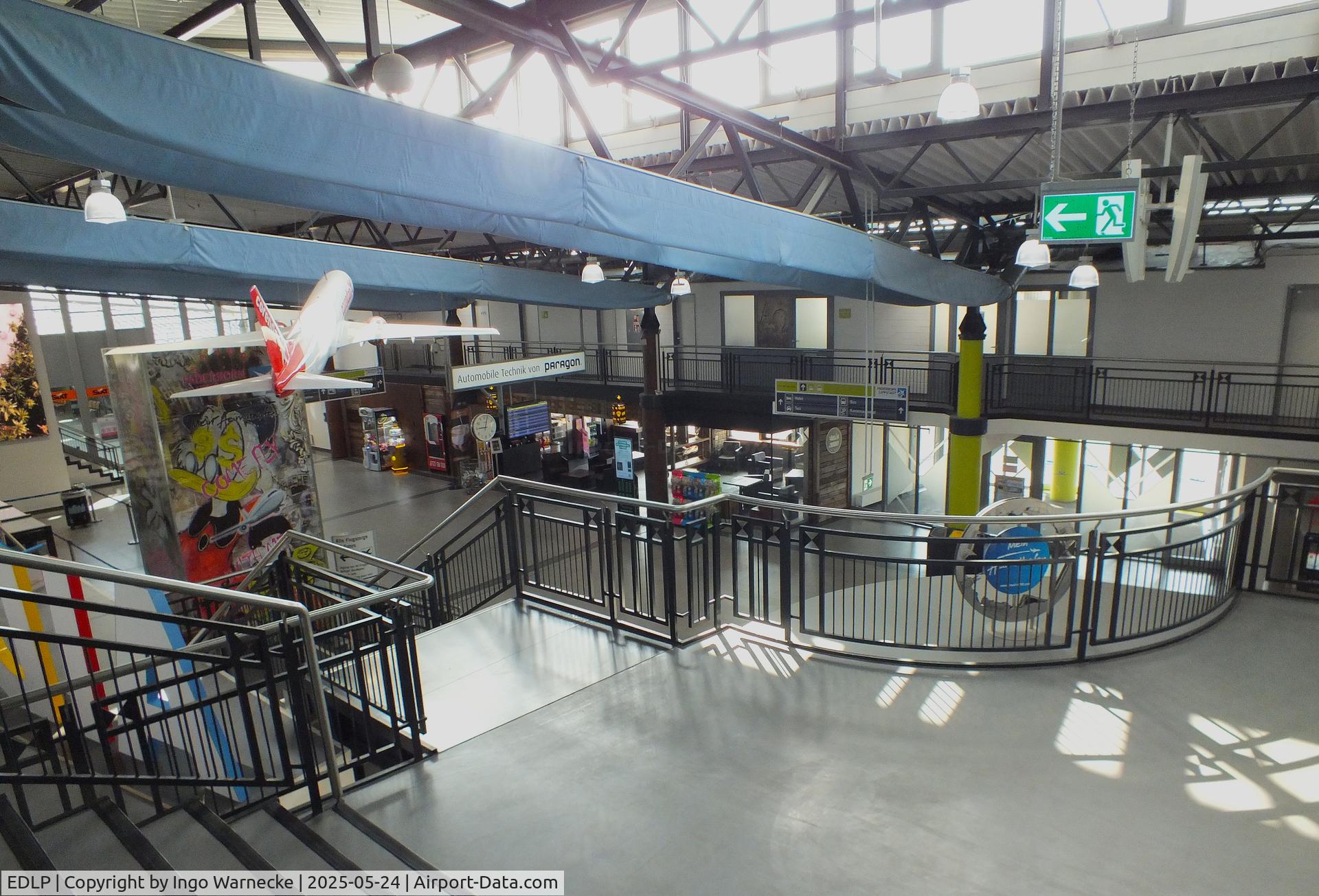 Paderborn Lippstadt Airport, Paderborn / Lippstadt Germany (EDLP) - inside the terminal at Paderborn-Lippstadt 'Heinz Nixdorf' airport, Büren