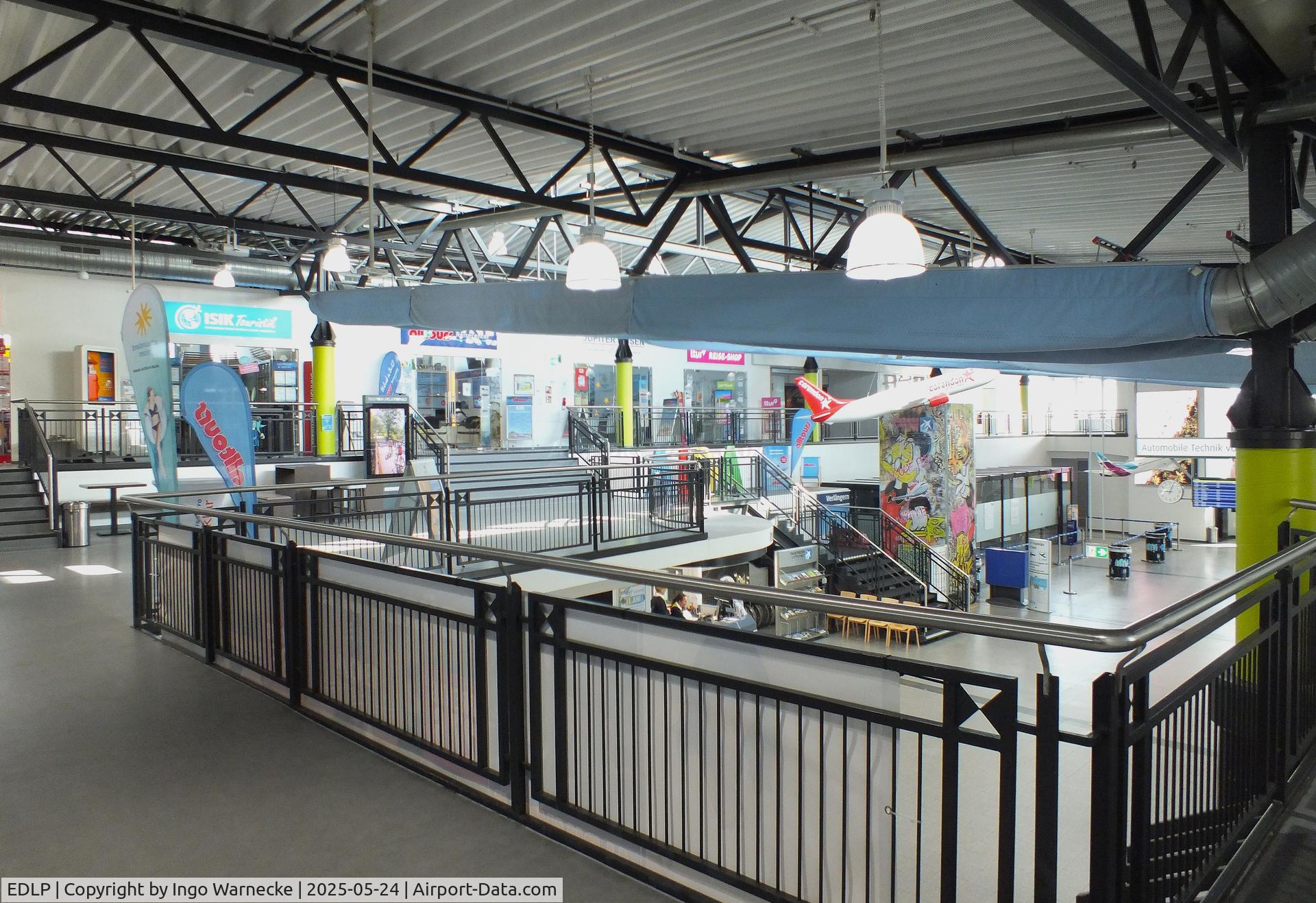 Paderborn Lippstadt Airport, Paderborn / Lippstadt Germany (EDLP) - inside the terminal at Paderborn-Lippstadt 'Heinz Nixdorf' airport, Büren