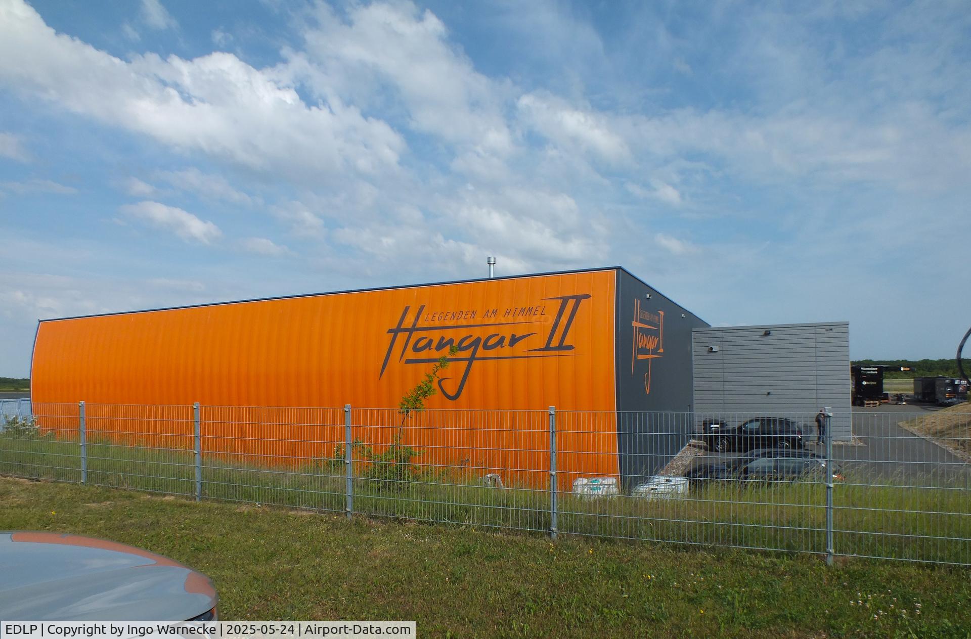 Paderborn Lippstadt Airport, Paderborn / Lippstadt Germany (EDLP) - Hangar II (for classic aircraft) at Paderborn-Lippstadt 'Heinz Nixdorf' airport, Büren