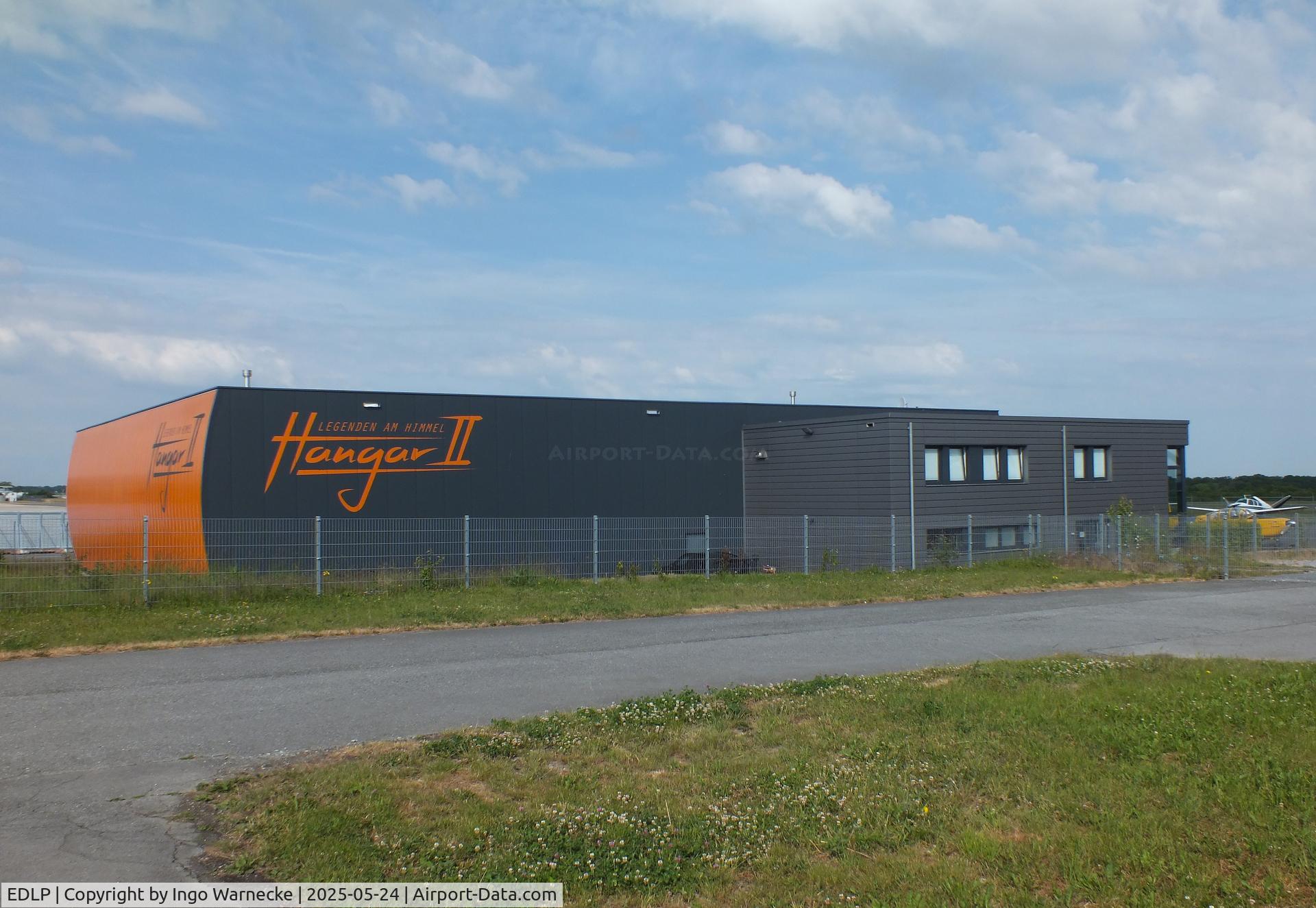 Paderborn Lippstadt Airport, Paderborn / Lippstadt Germany (EDLP) - Hangar II (for classic aircraft) at Paderborn-Lippstadt 'Heinz Nixdorf' airport, Büren
