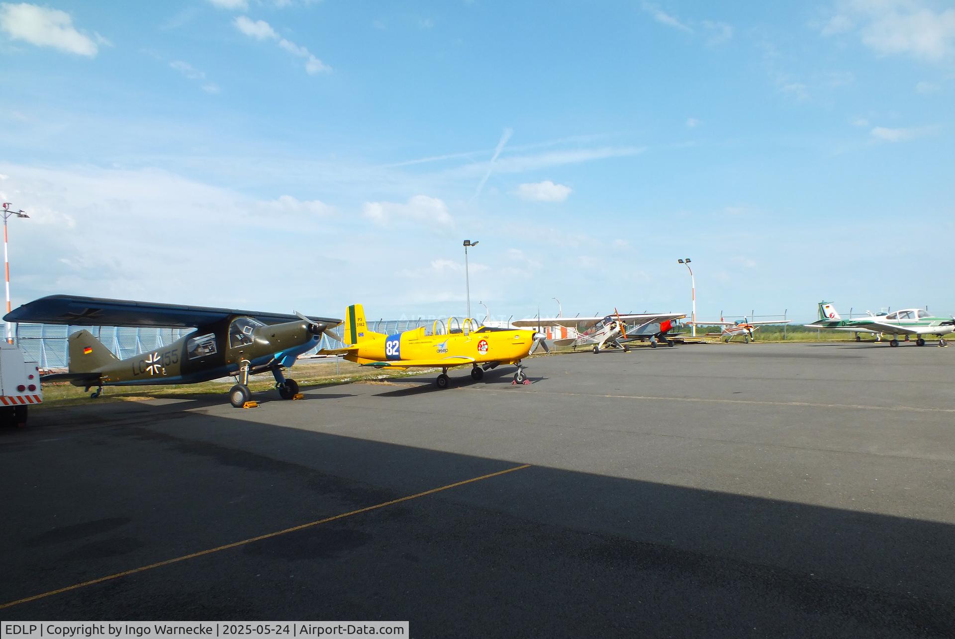 Paderborn Lippstadt Airport, Paderborn / Lippstadt Germany (EDLP) - Quax apron during Hangardays/Hangartage 2025 at Paderborn-Lippstadt 'Heinz Nixdorf' airport, Büren