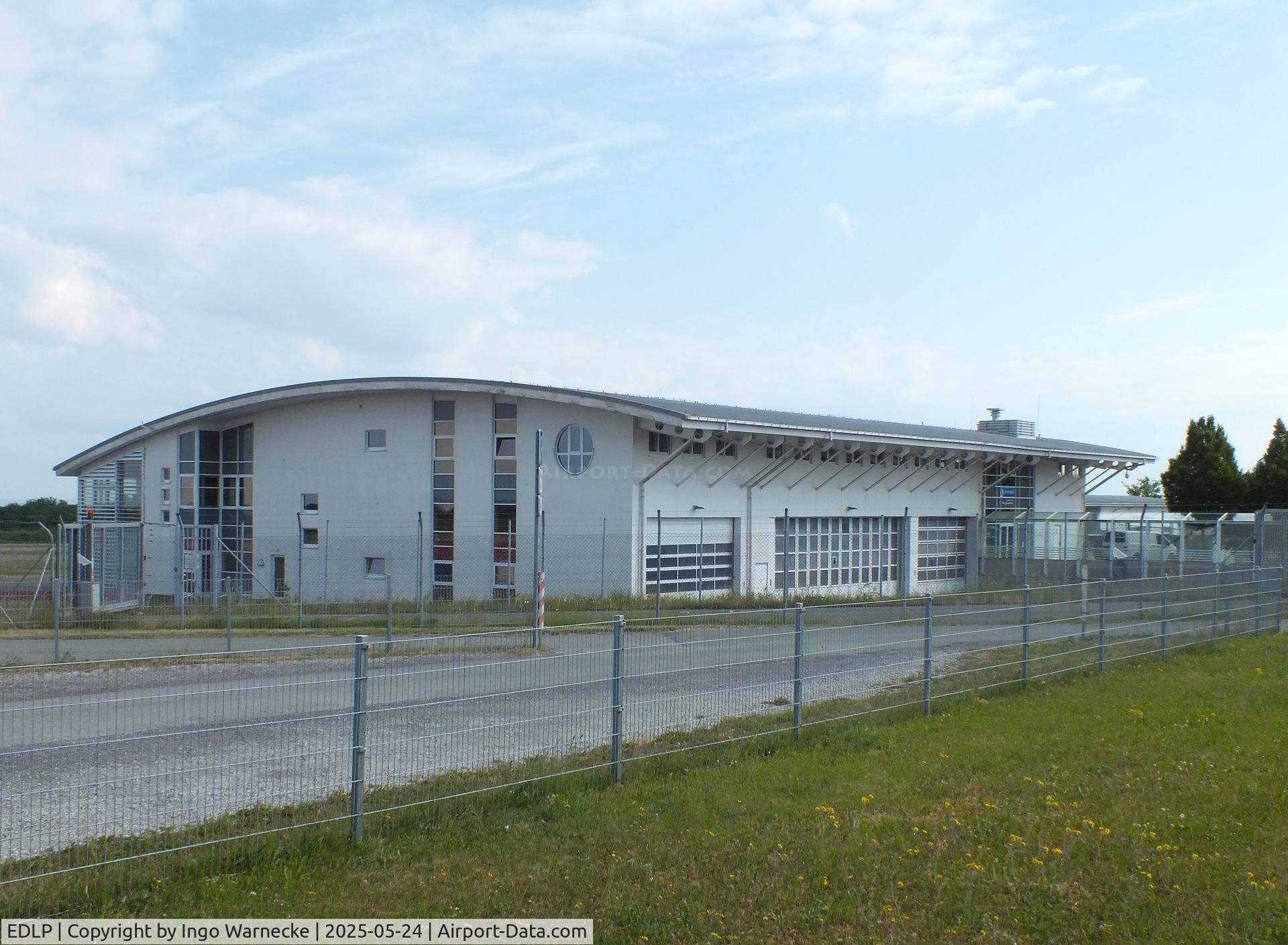 Paderborn Lippstadt Airport, Paderborn / Lippstadt Germany (EDLP) - Airport Forum building at Paderborn-Lippstadt 'Heinz Nixdorf' airport, Büren