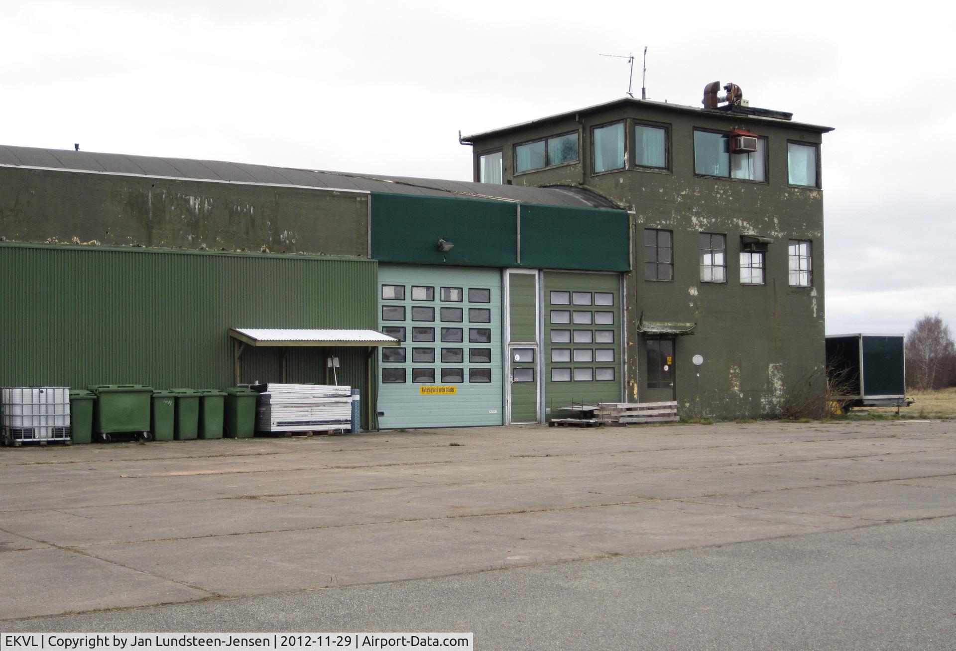 EKVL Airport - The old control tower at Vaerloese Air Base in Denmark. The tower was built by the German occupation forces in 1942 and was used by German Luftwaffe 1942-1945. After WW2 used by Danish Air Force until it was replaced by a new tower in 1979.